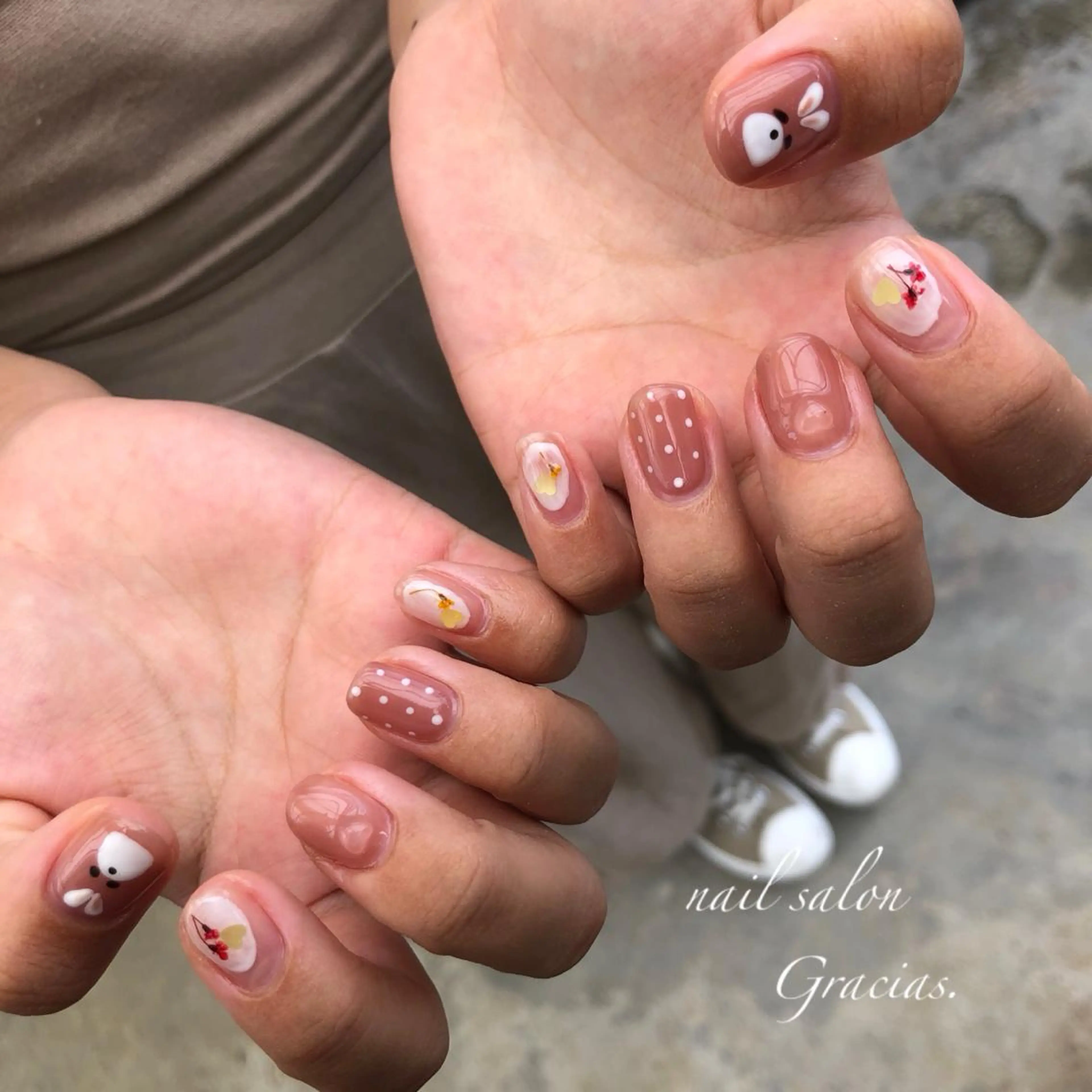 ネイル ハンドネイル Gracias. rieのネイルデザイン