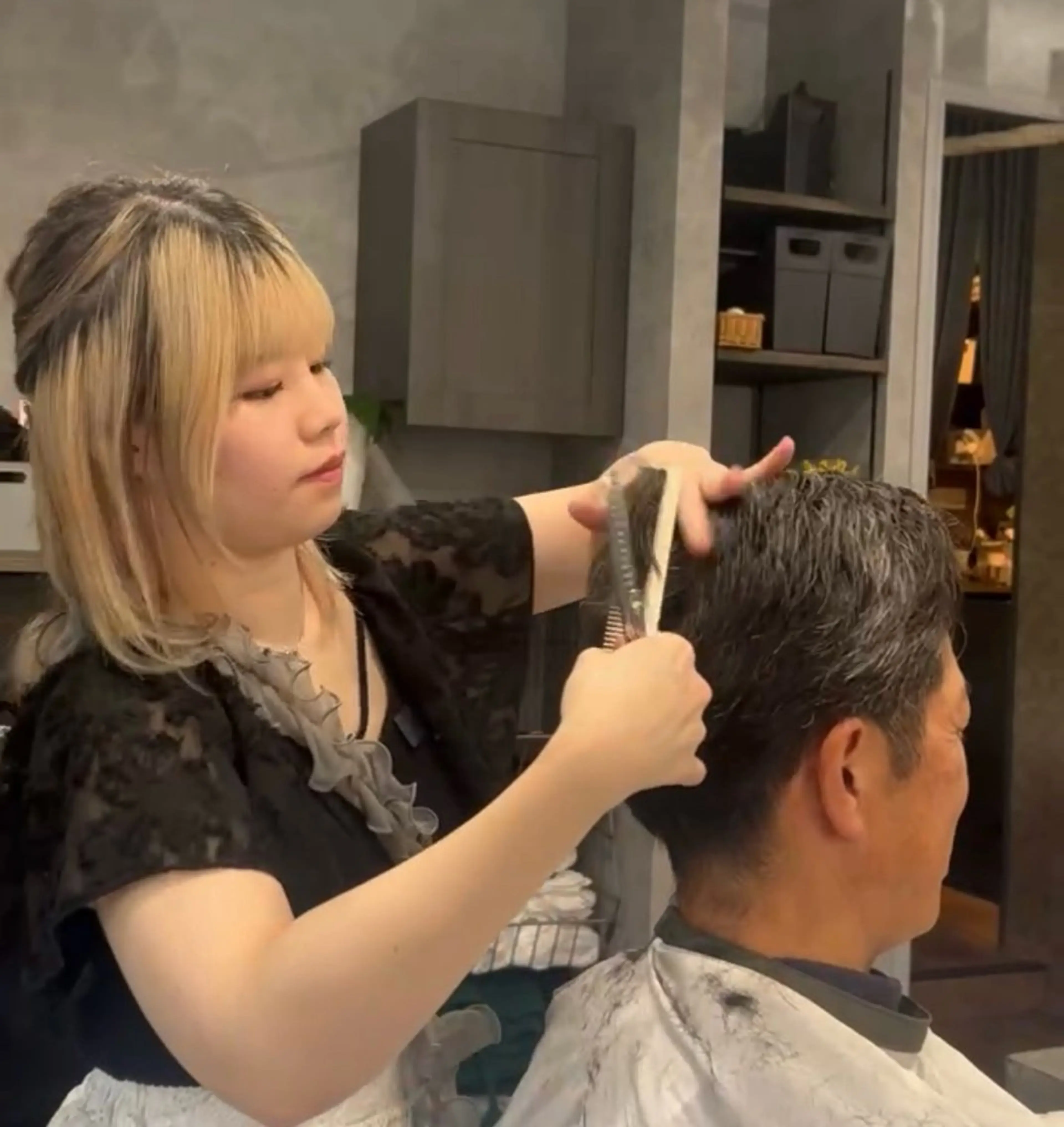 メンズ 白髪ケア  BAUM まやのヘアスタイル