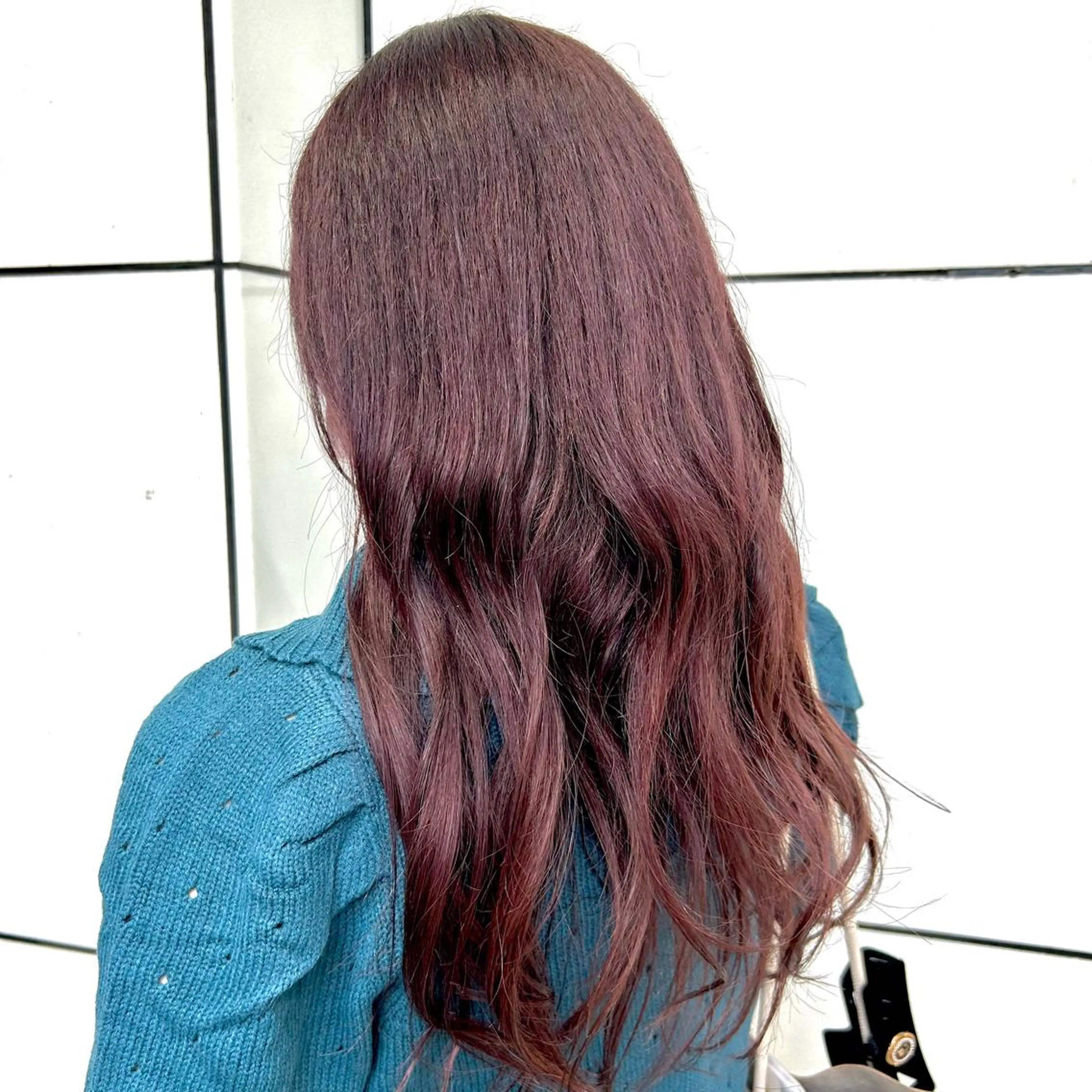ロング カラー ハイトーンカラー 学生 ヘアカラー 🦋sana🦋 🫧透明感カラー🫧のヘアスタイル