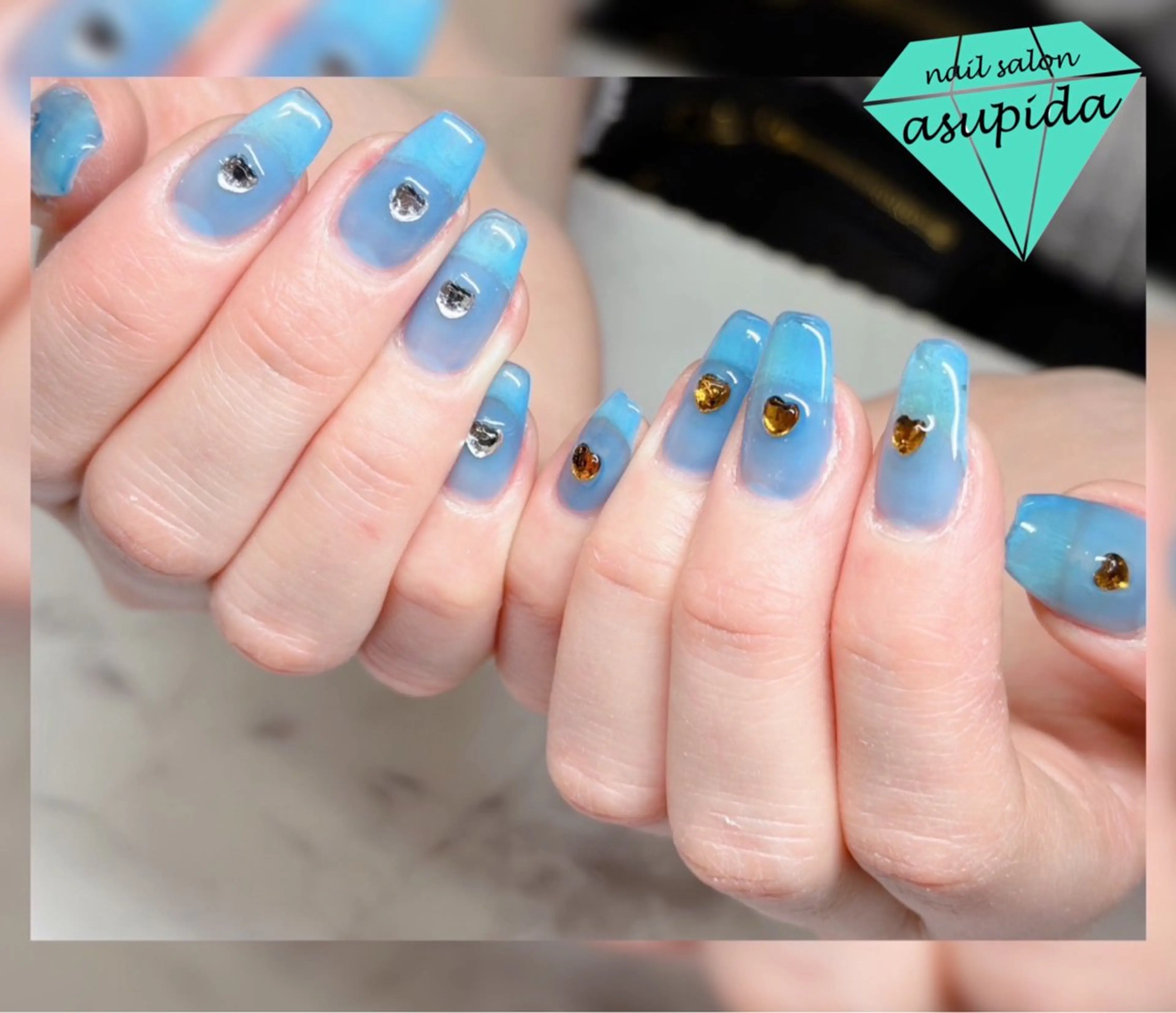 ネイル ストーンネイル nailsalon asupida所属・nail salon asupidaのネイルデザイン