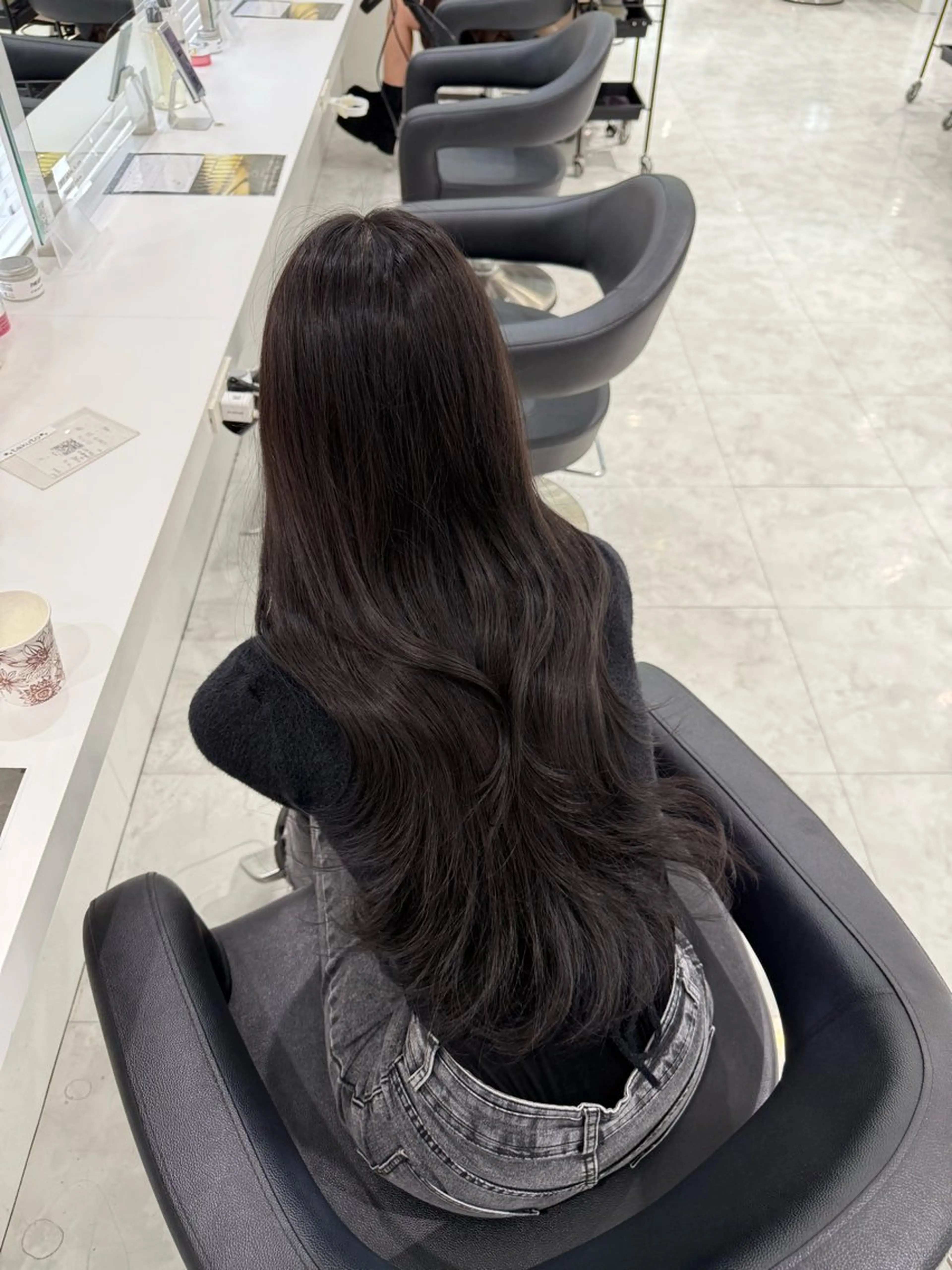 ロング カラー 大人っぽ艶暗髪レディ 🩶takuto🩶のヘアスタイル