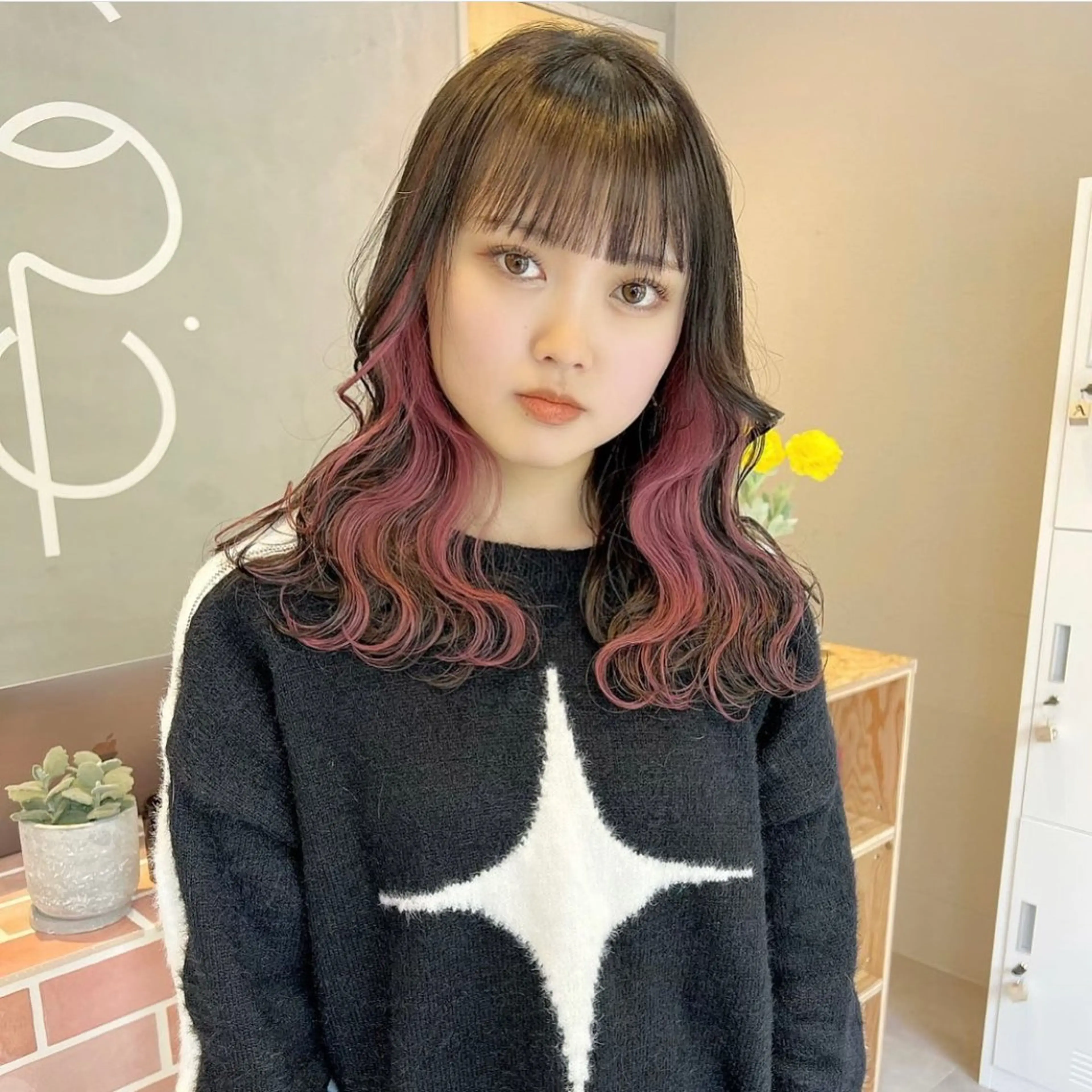 【1日3名限定🥹✨】インナーカラー(1ブリーチ)+全体カラー+カット+3Stepトリートメント付の写真