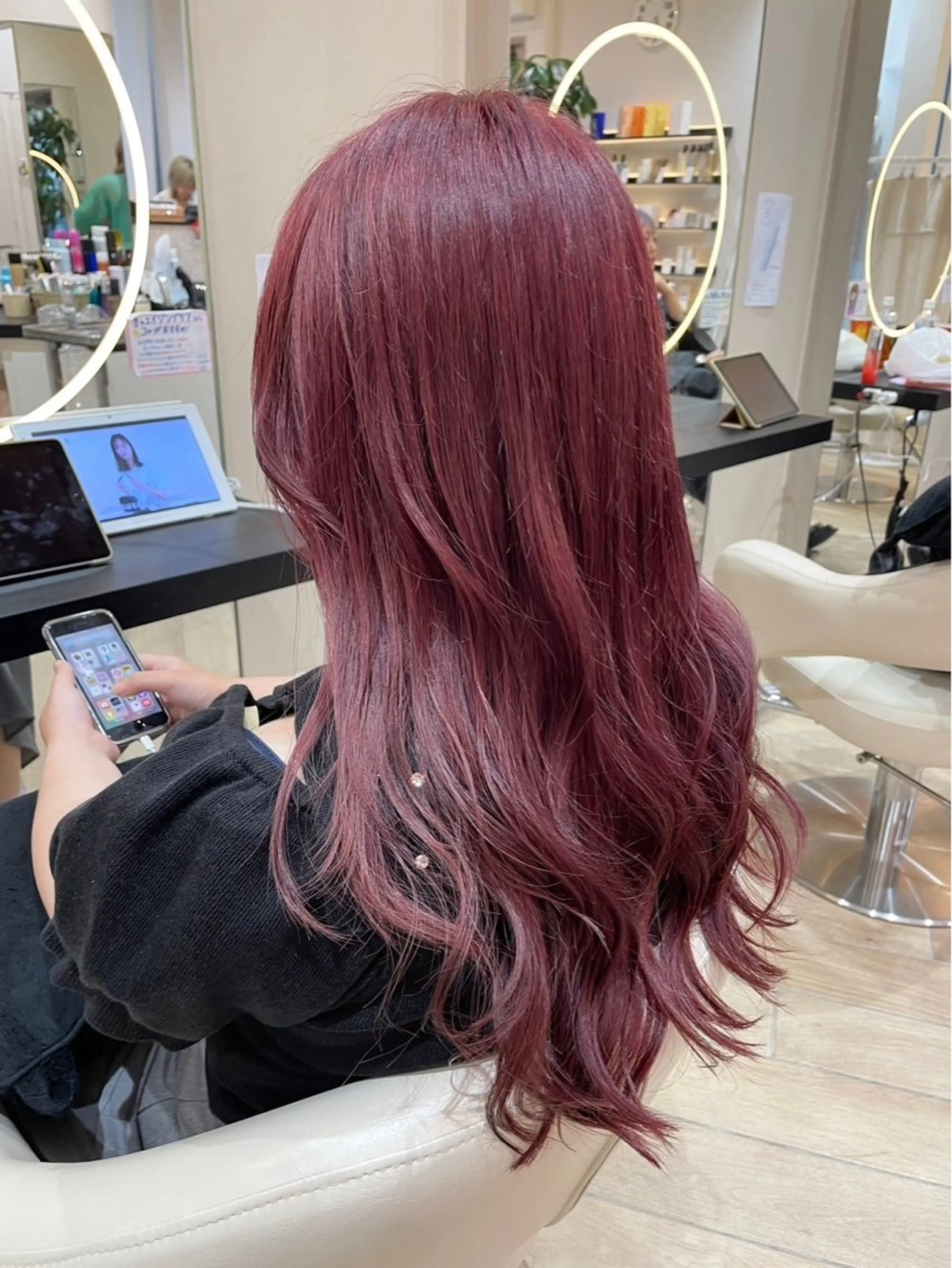 ロング ヘアカラー トリートメント ヘアセット 🎀推し活カラー/ ピンクカラー/のののヘアスタイル