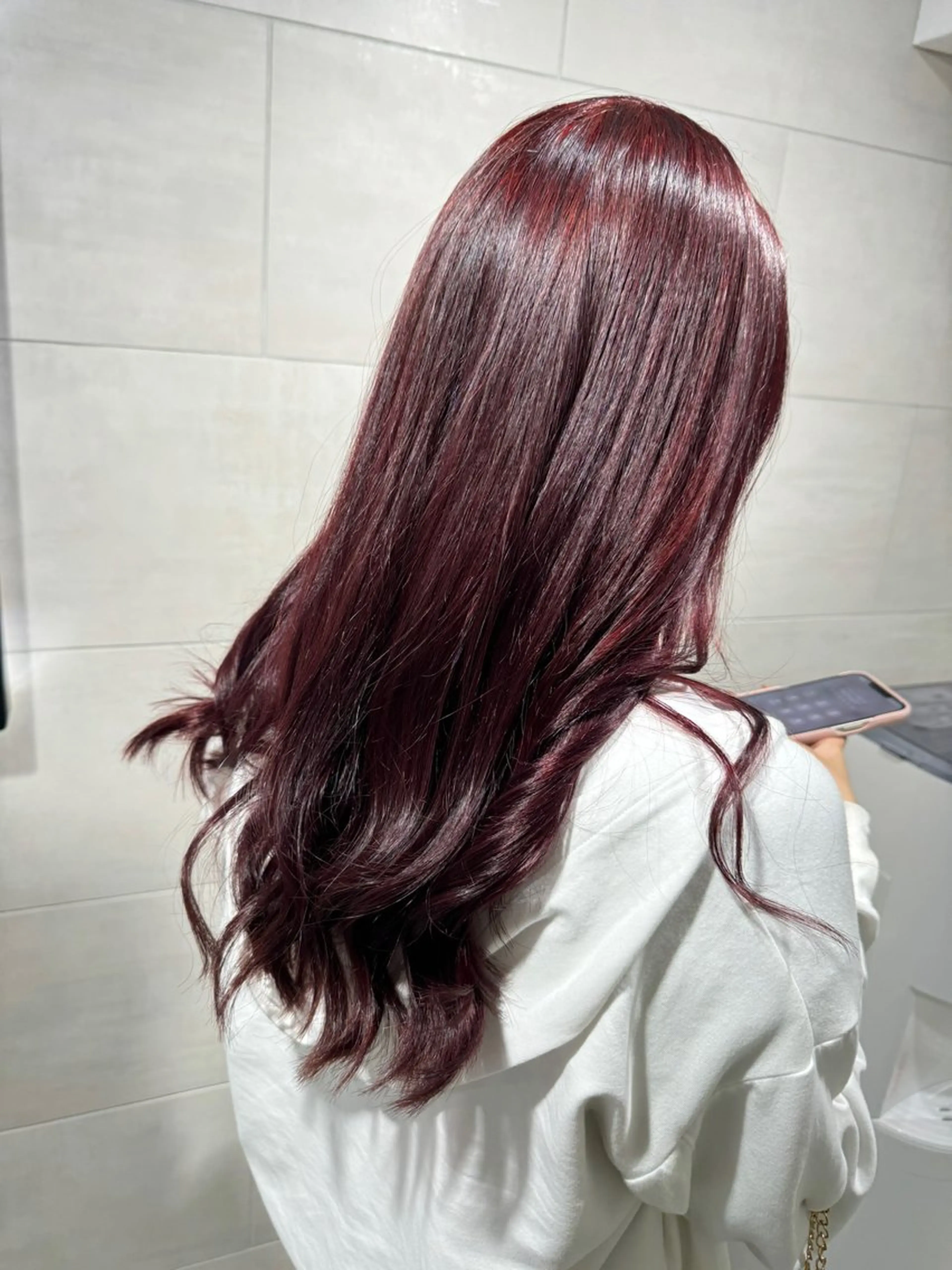 セミロング ヘアカラー fifth 児玉達哉 当日予約🙆のヘアスタイル