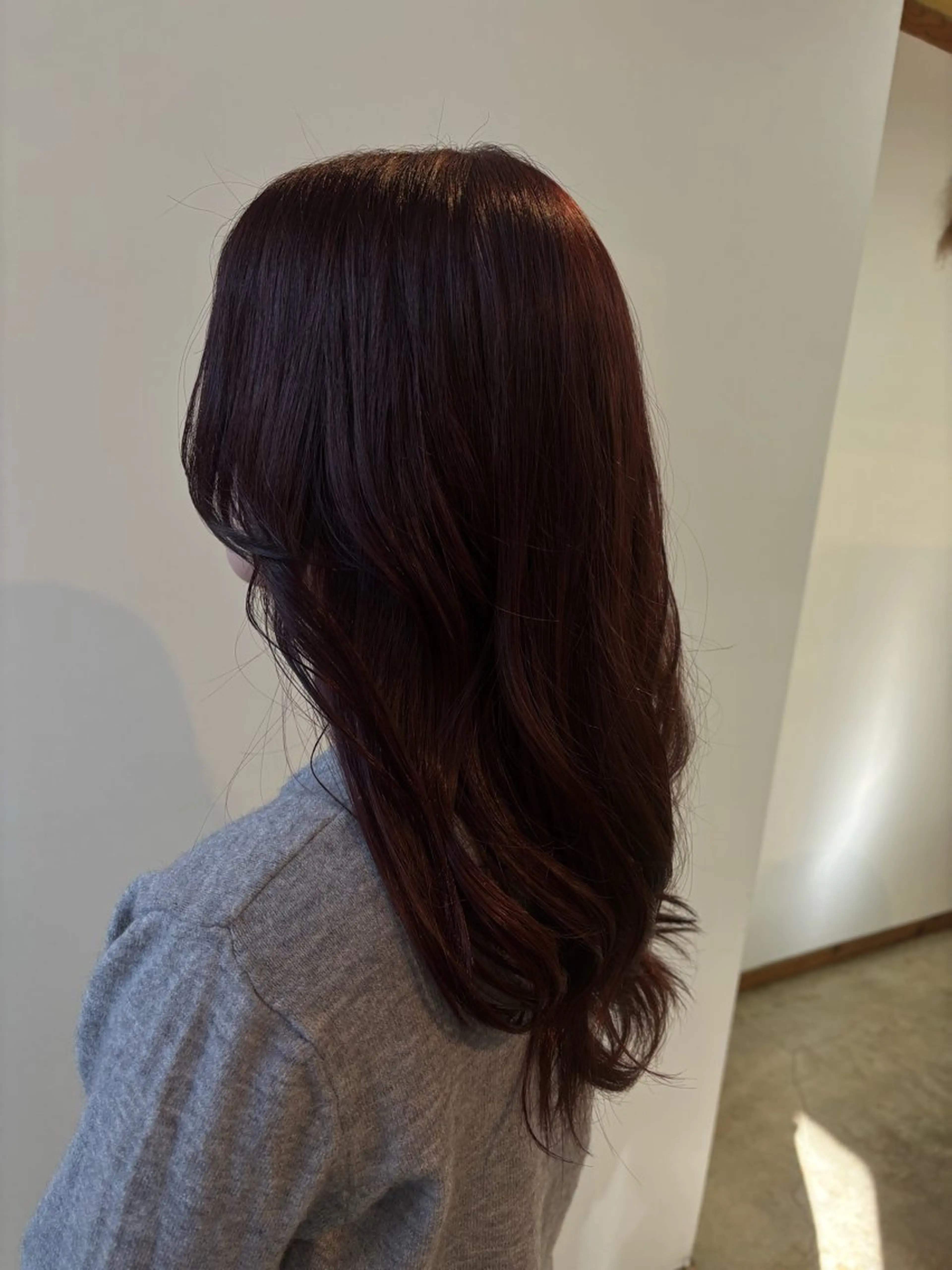 カラー 透明感カラー🫧 高田李胡のヘアスタイル