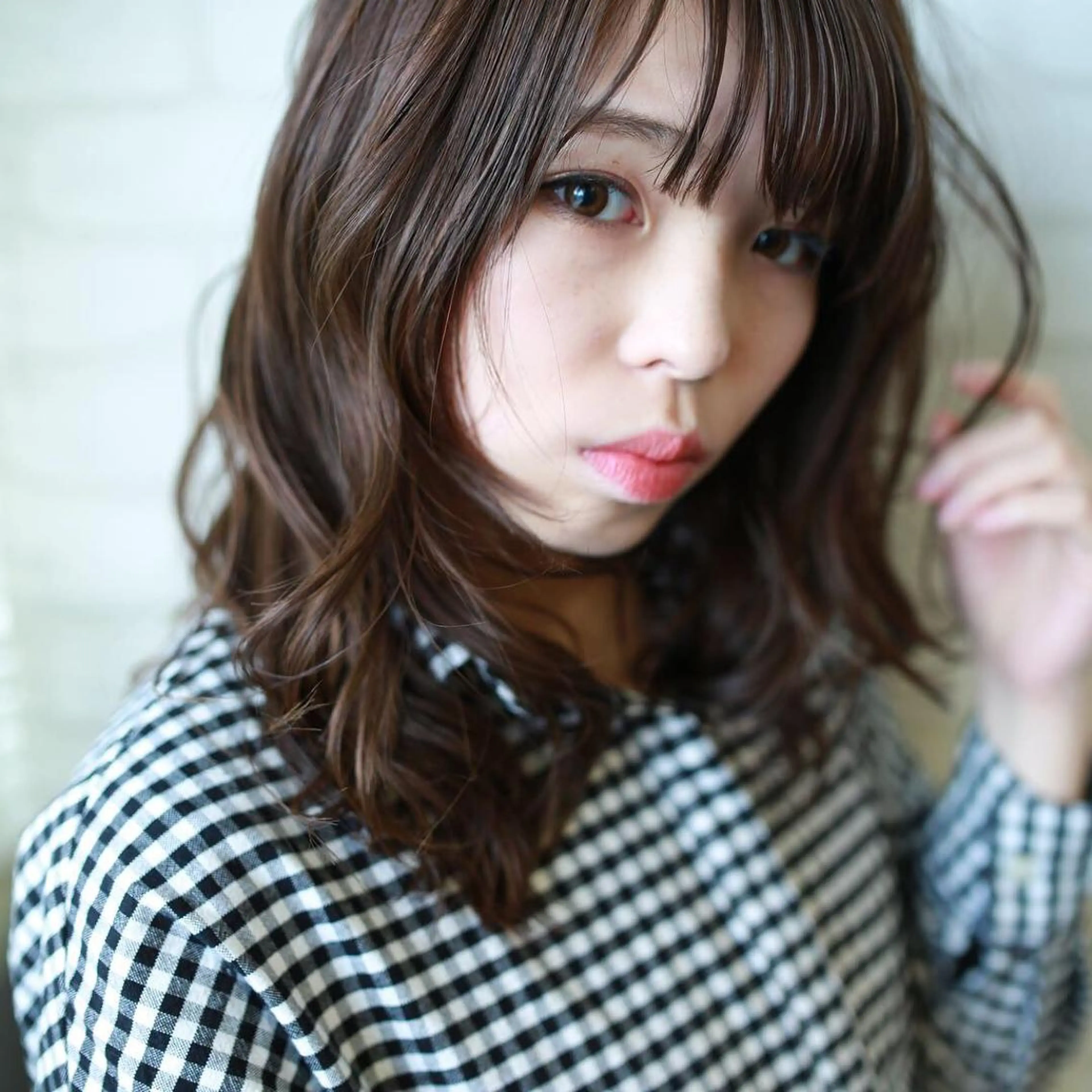 ミディアム カラー パーマ ヘアアレンジ メンズ キッズ ネイル マツエク・マツパ ヘアカラー トリートメント premier modelsのヘアスタイル