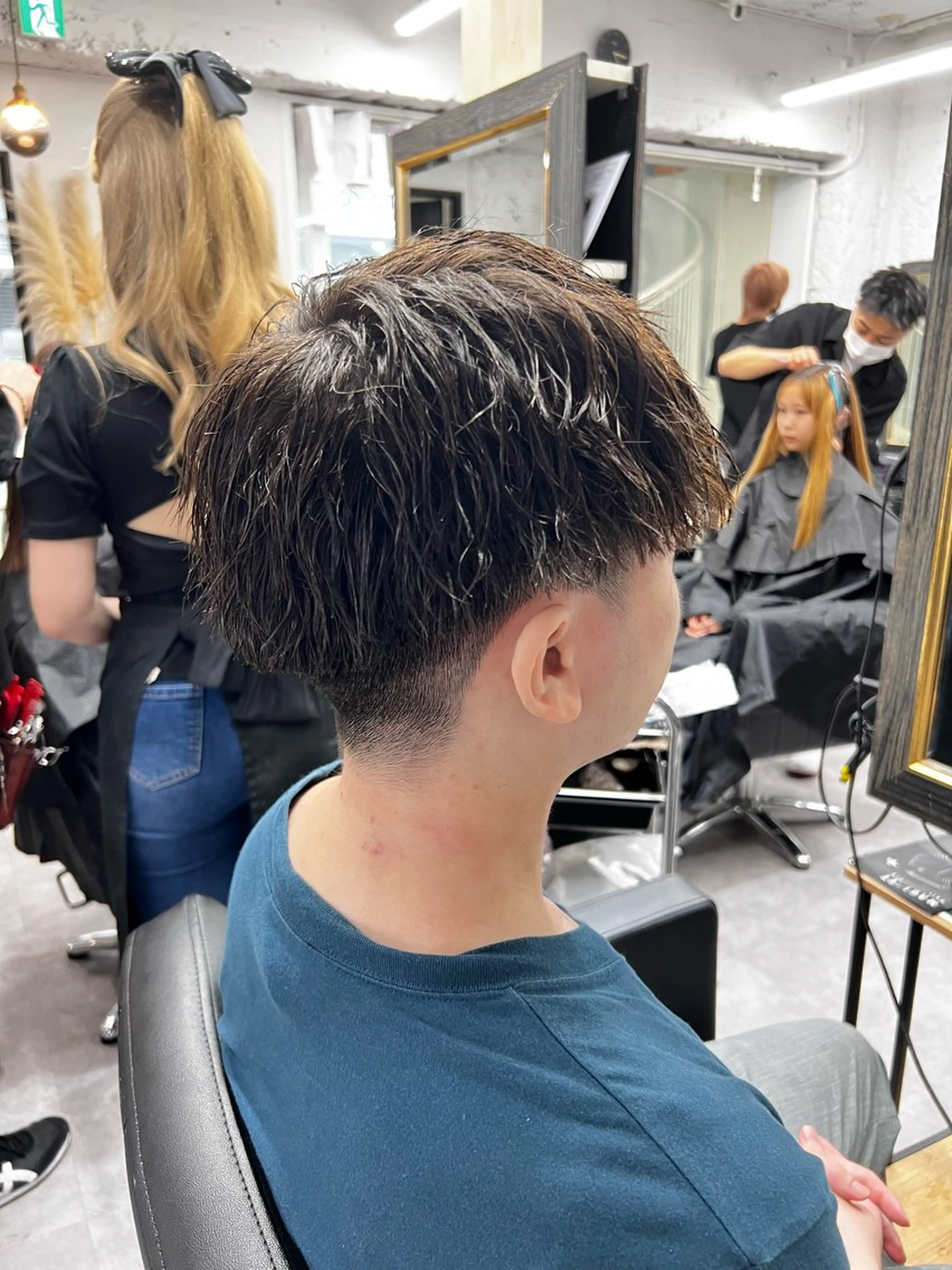 パーマ メンズ カット パーマ 笹江 瑞穂のヘアスタイル