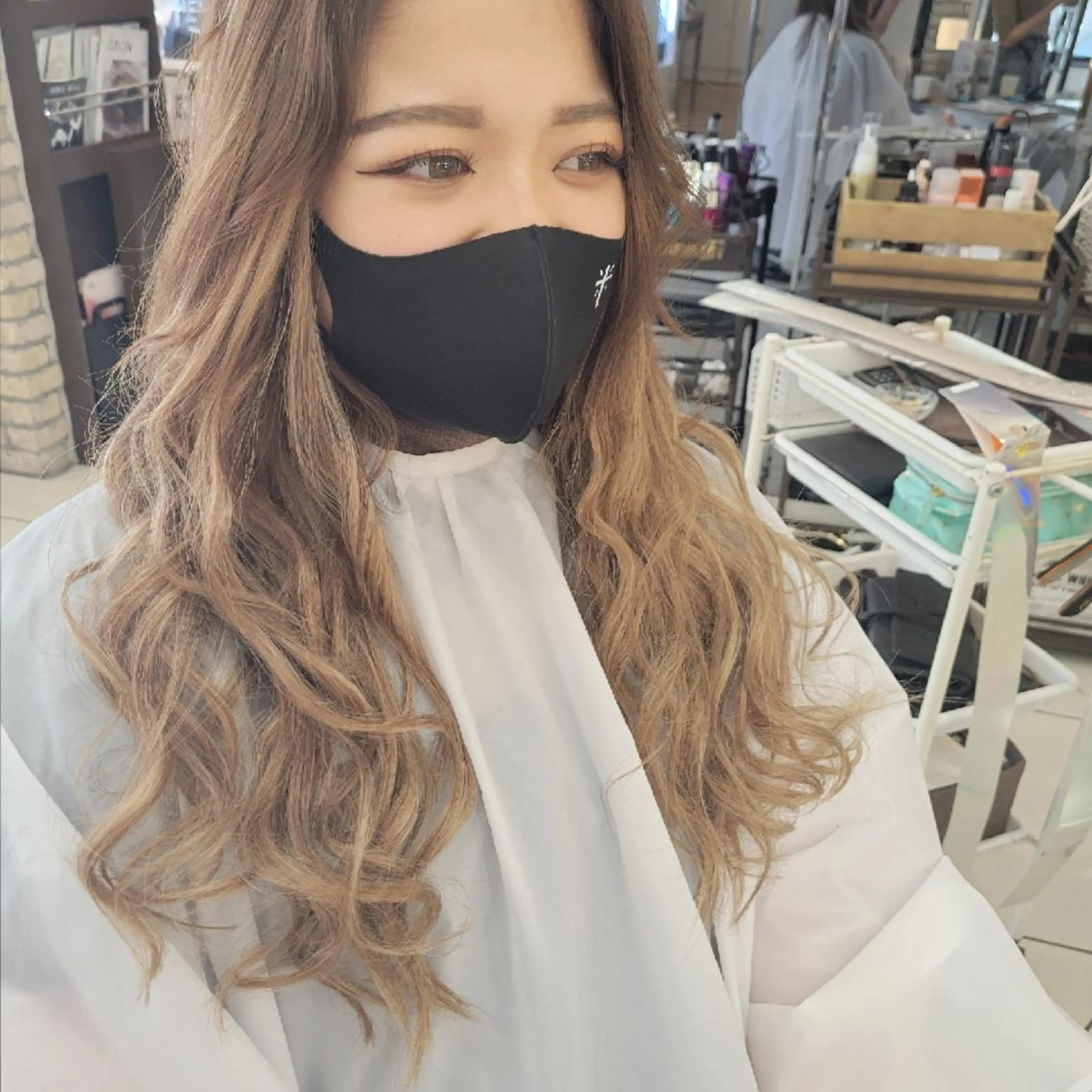 ロング ママ美容師まつげ 🤍まき🤍のヘアスタイル
