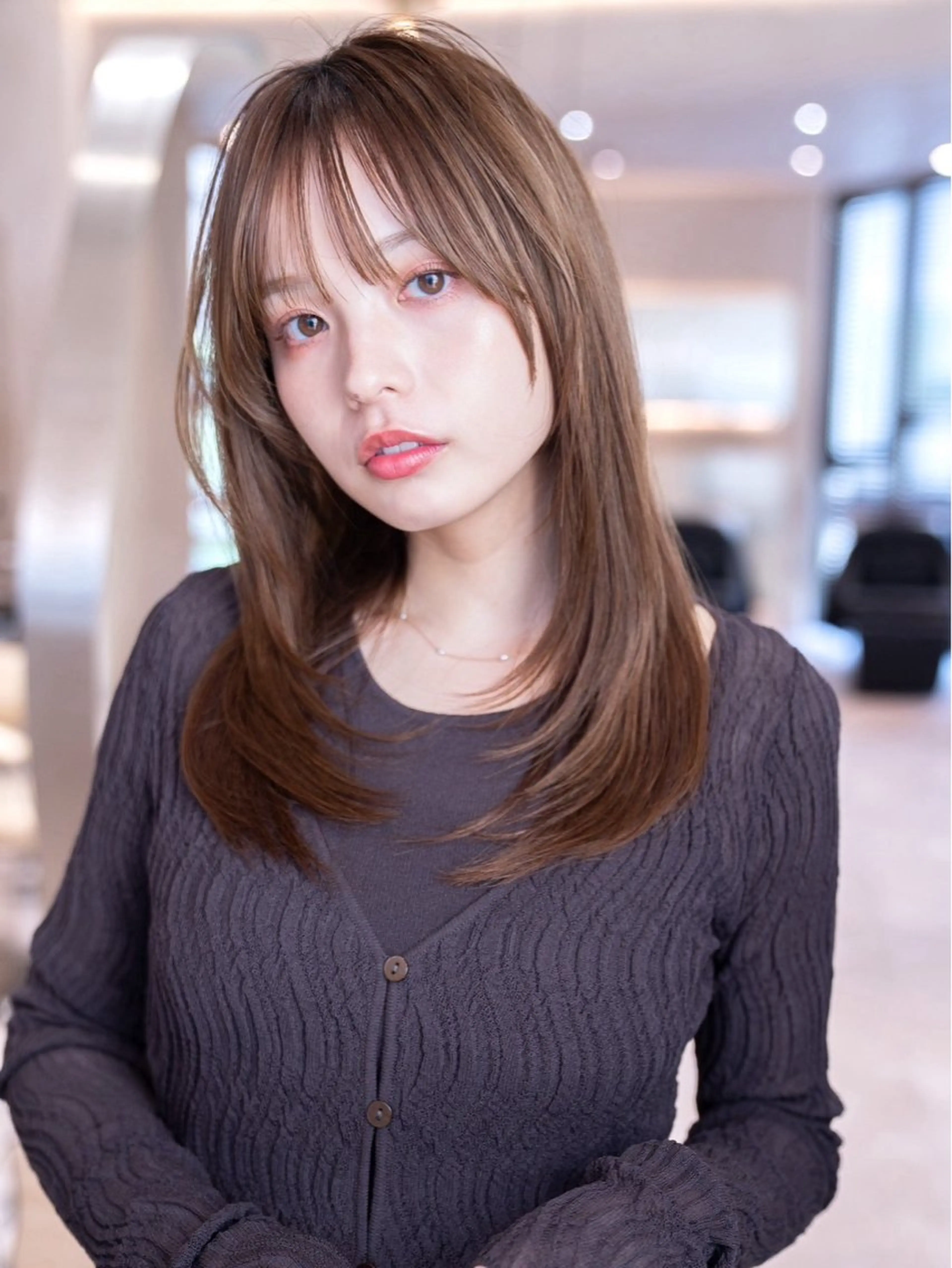 セミロング カラー カット ヘアカラー トリートメント 渋谷🌈透明感カラー レイヤー/mikuのヘアスタイル