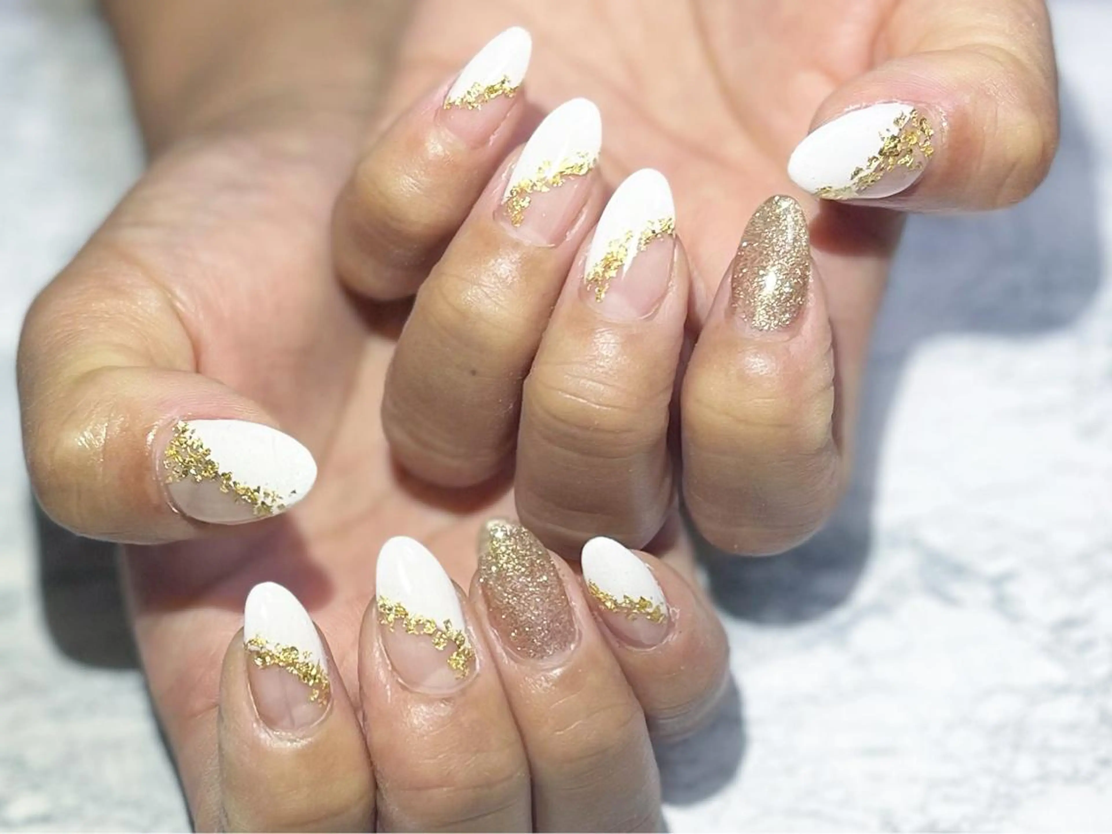ネイル フットネイル フレンチネイル ニュアンスネイル シンプルネイル 春ネイル ネイル フフラ所属・nail fufla ♡yamane♡のネイルデザイン