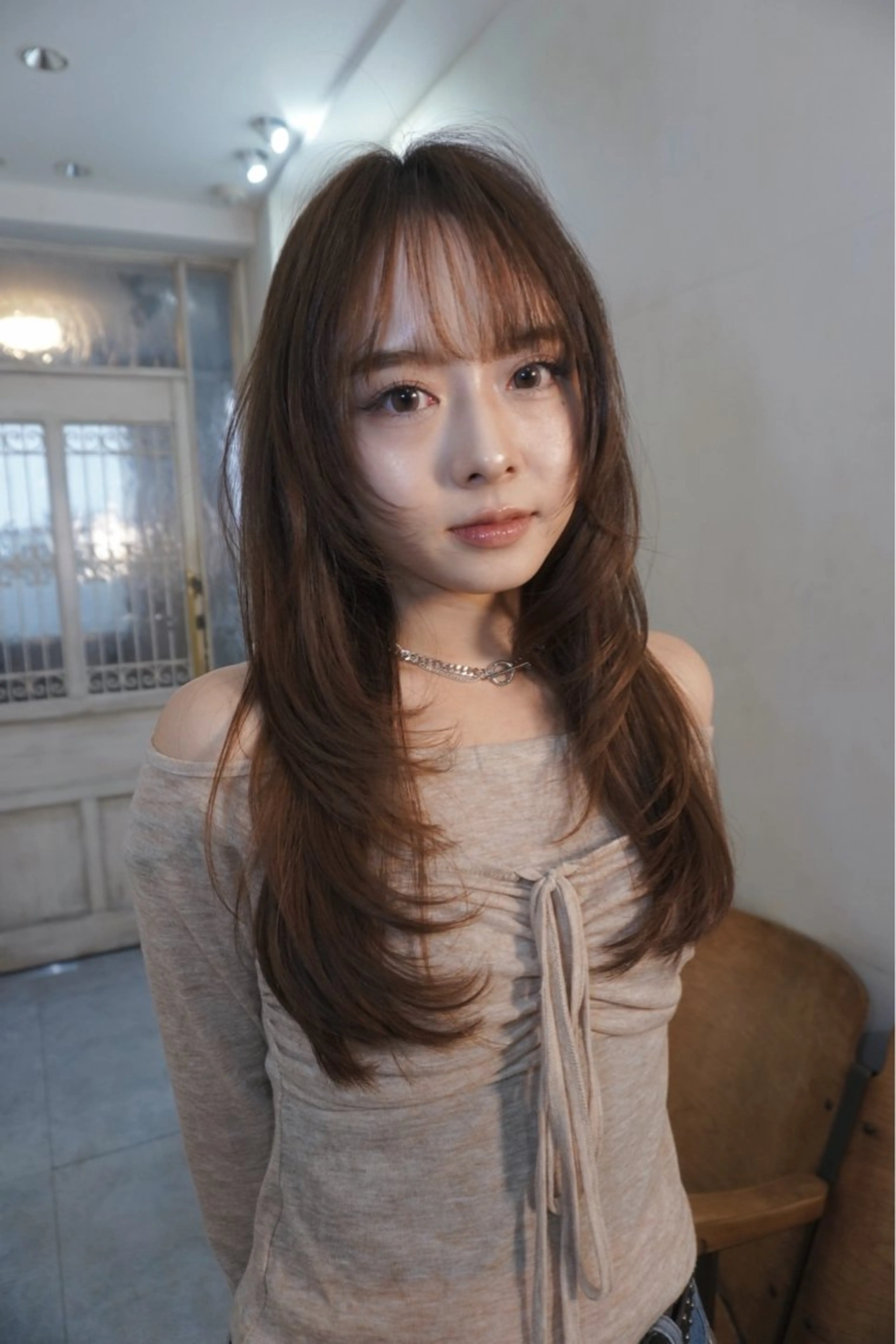 ロング カット トリートメント レイヤーカット/ 管原久遠のヘアスタイル