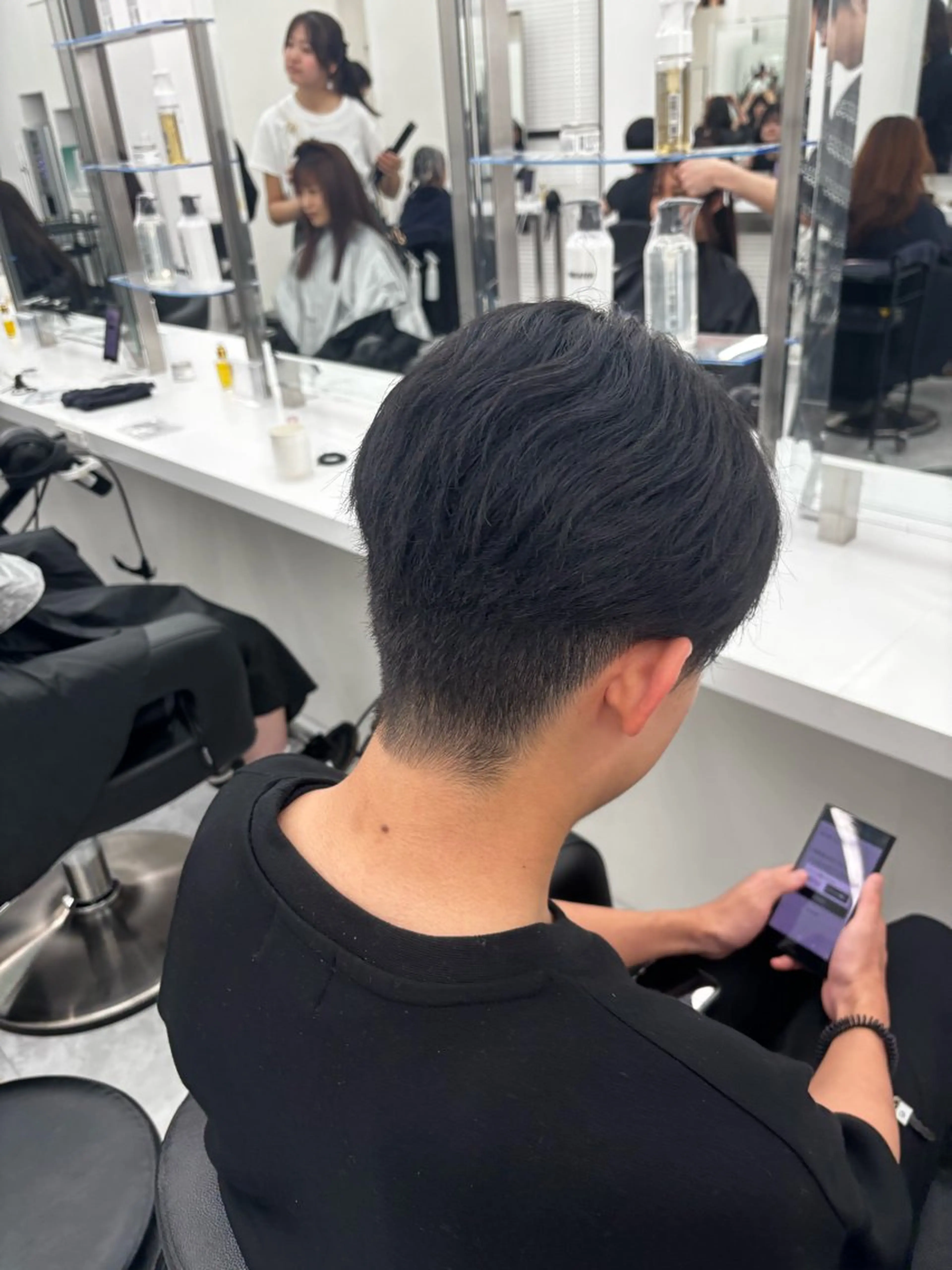 メンズ ヘアカラー トリートメント 寒色カラー🫧 HINAKO💙のヘアスタイル