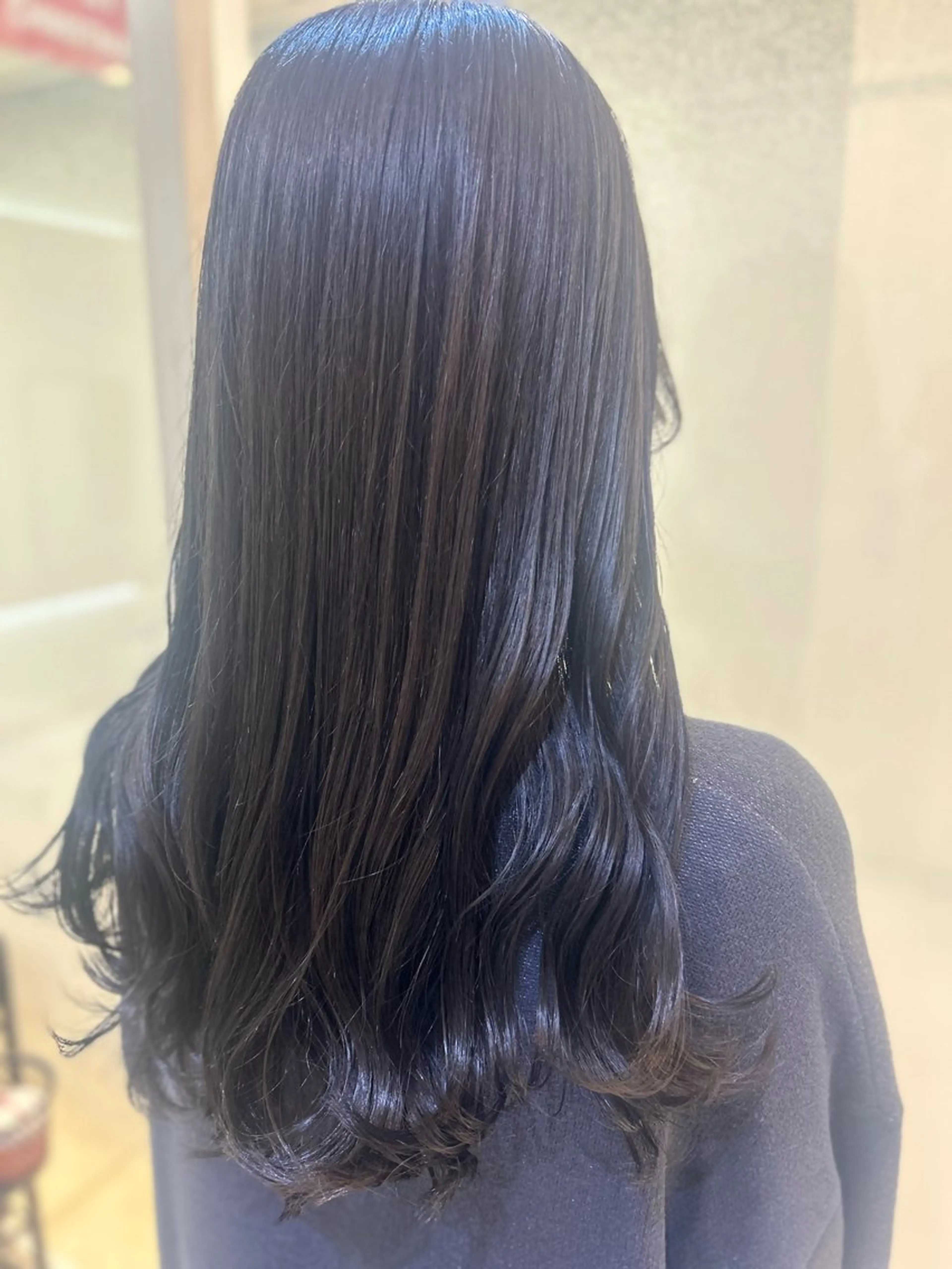 ロング カラー 艶質改善/縮毛矯正 ササキナツミのヘアスタイル