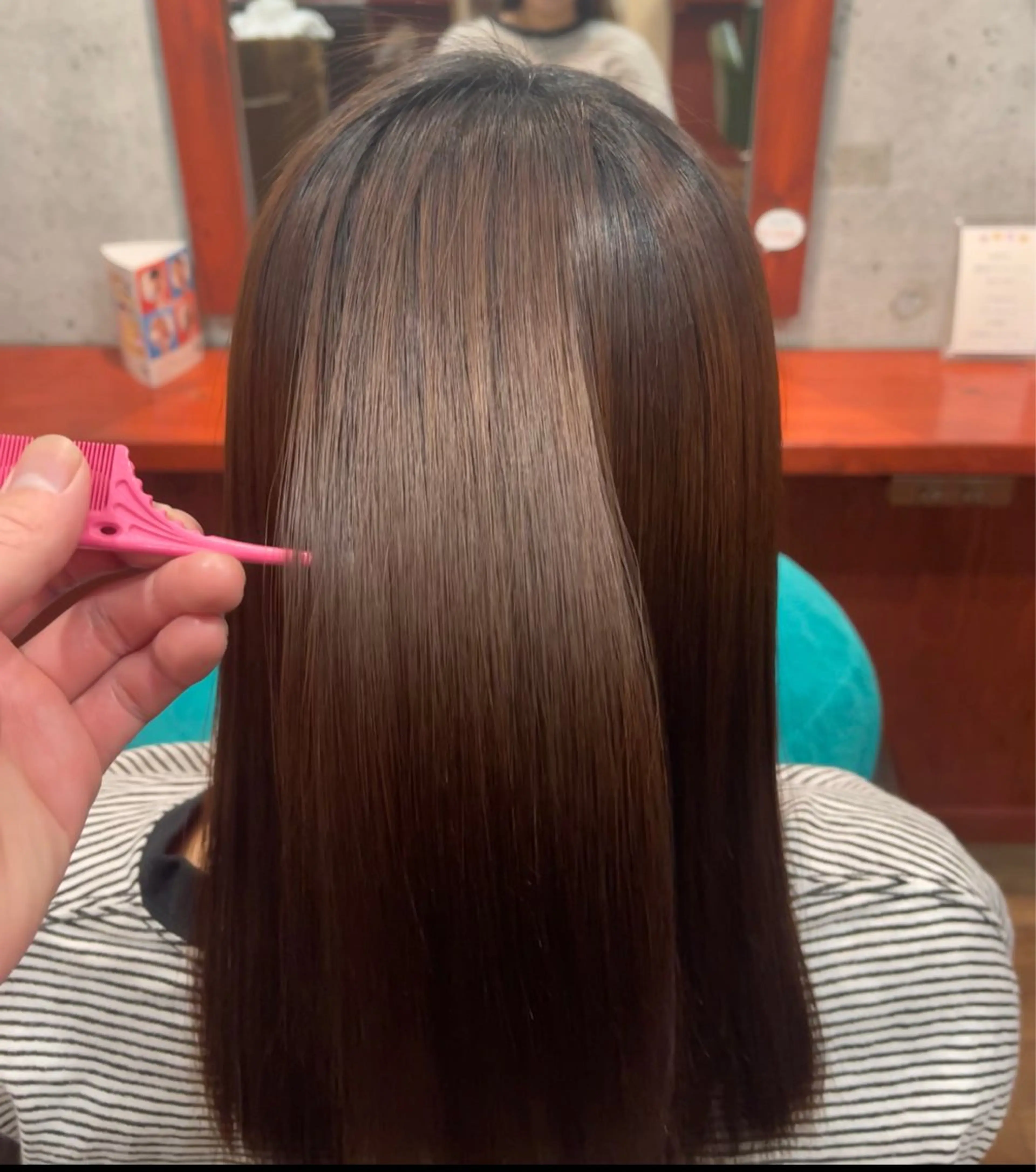 パーマ 酸性ストレート ストレートパーマ 縮毛矯正 艶髪/シルク/縮毛 テライケイショウのヘアスタイル