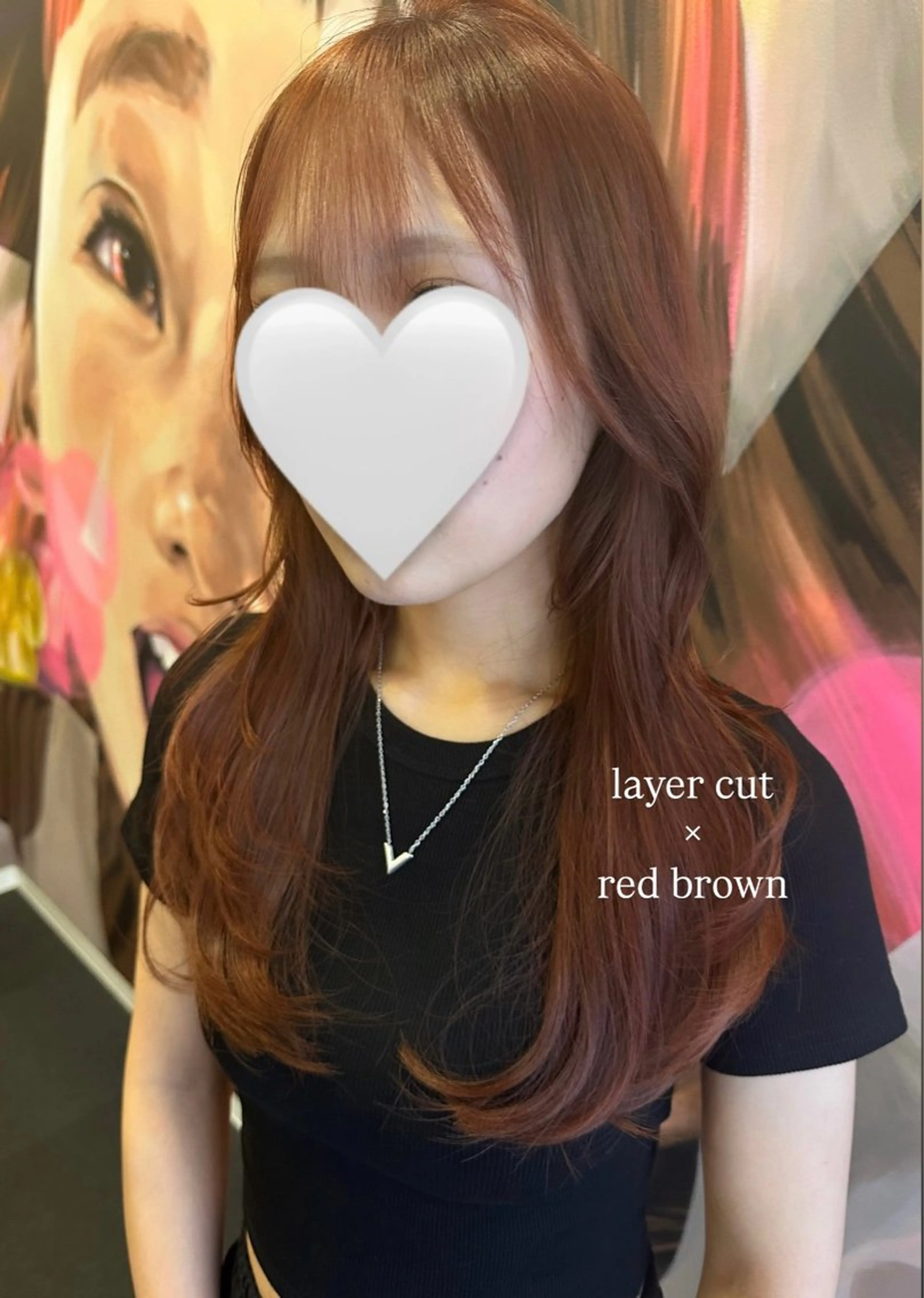 ロング カラー ヘアアレンジ レイヤーカット カット ヘアカラー トリートメント 韓国風/レイヤー 🌷AYANA🌷のヘアスタイル