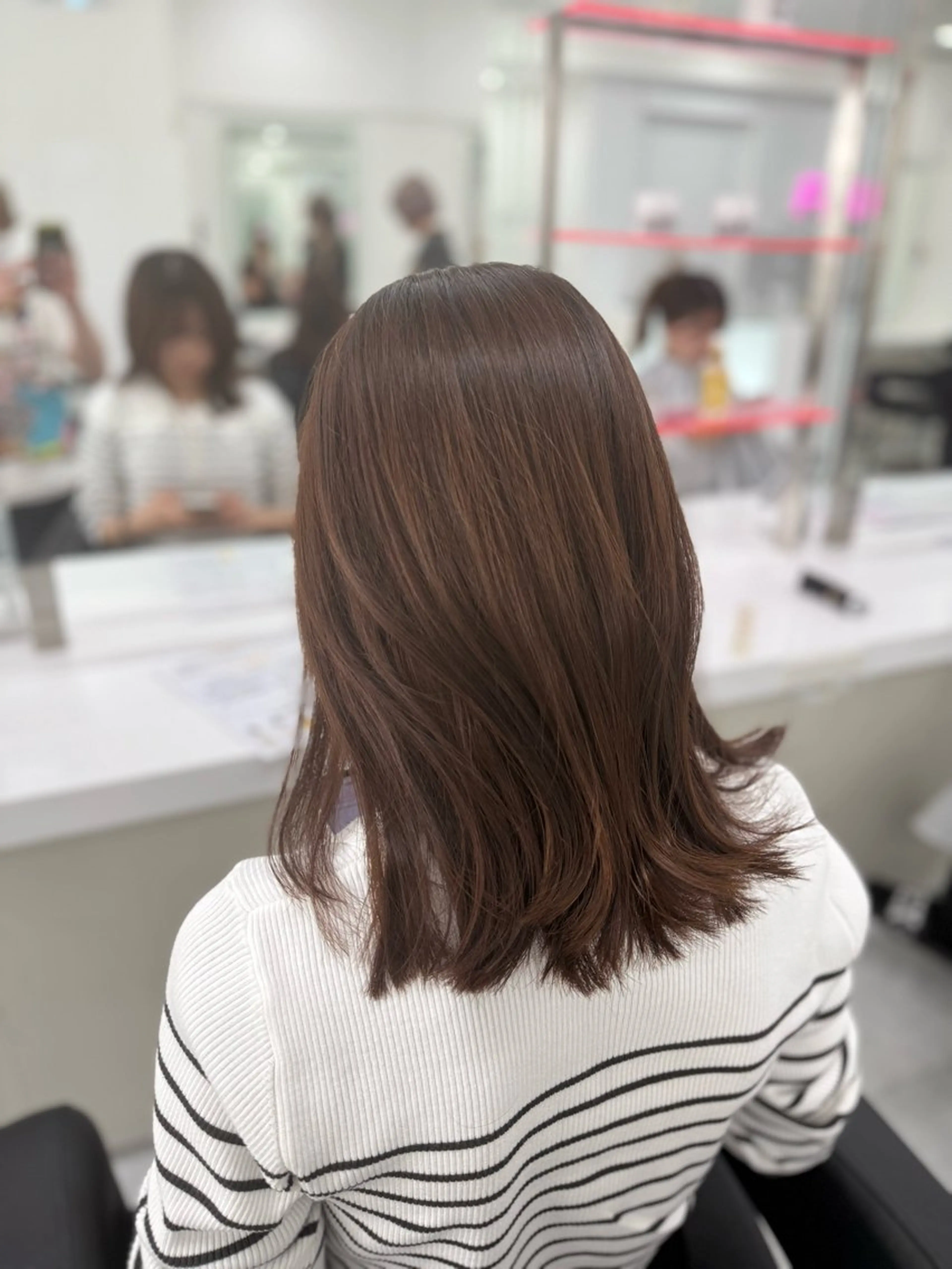 カラー ブリーチ ダブルカラー ブリーチなしカラー ショート/表参道 Rimu✂️🤍のヘアスタイル