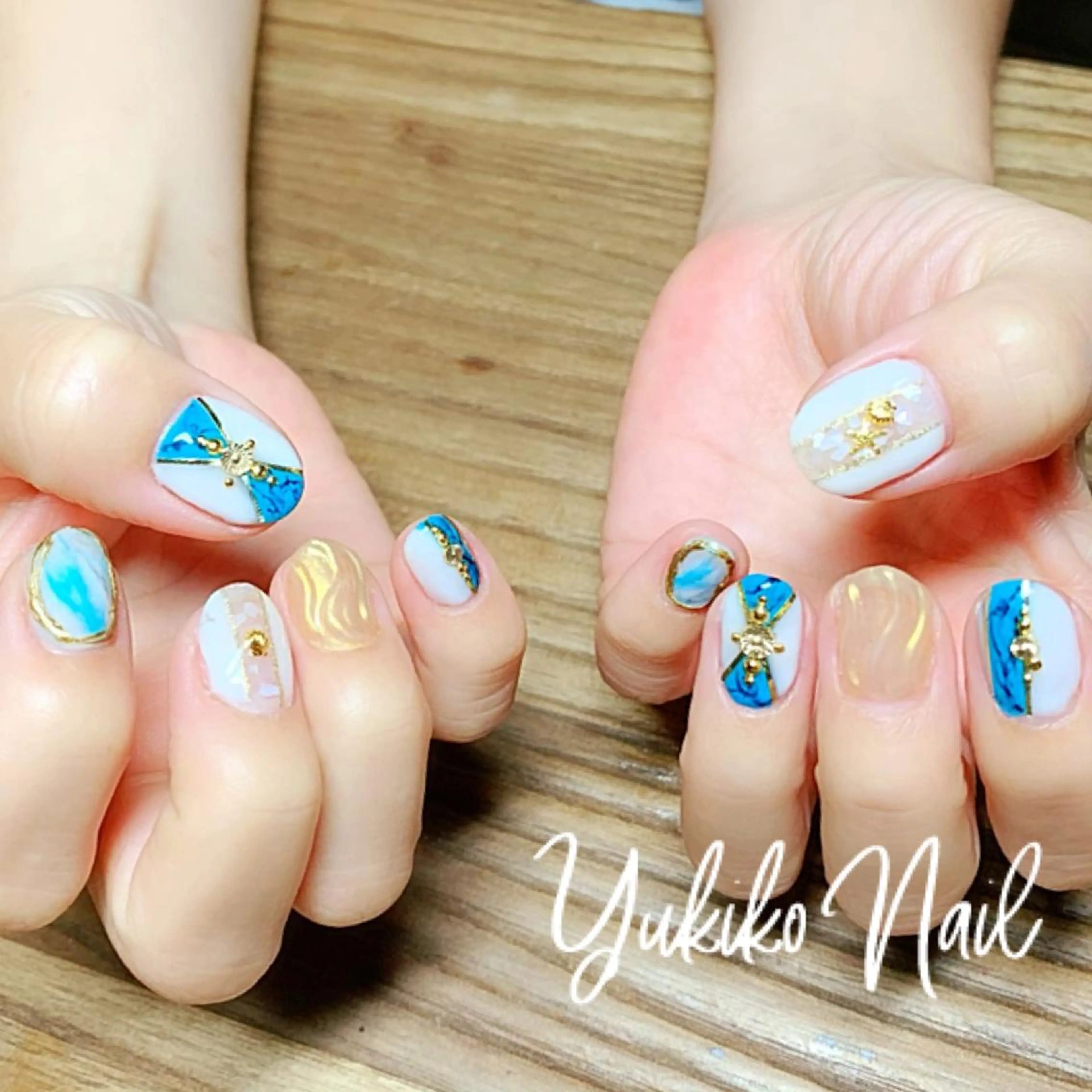 ネイル 持ち込み ニュアンスネイル ユキコ ネイルのネイルデザイン