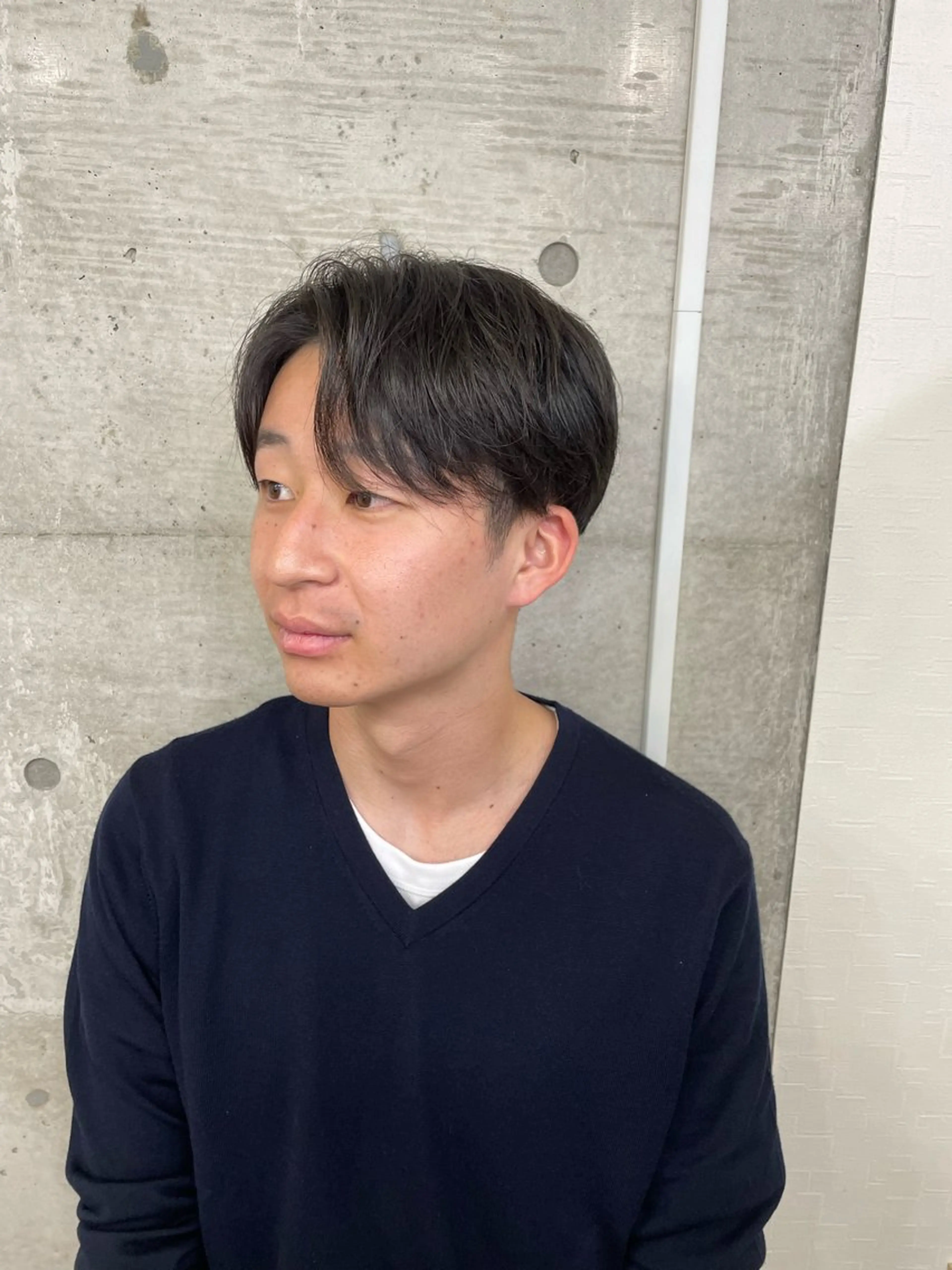 パーマ メンズ センターパート メンズパーマ ニュアンスパーマ Ritsuki メンズ特化😎のヘアスタイル