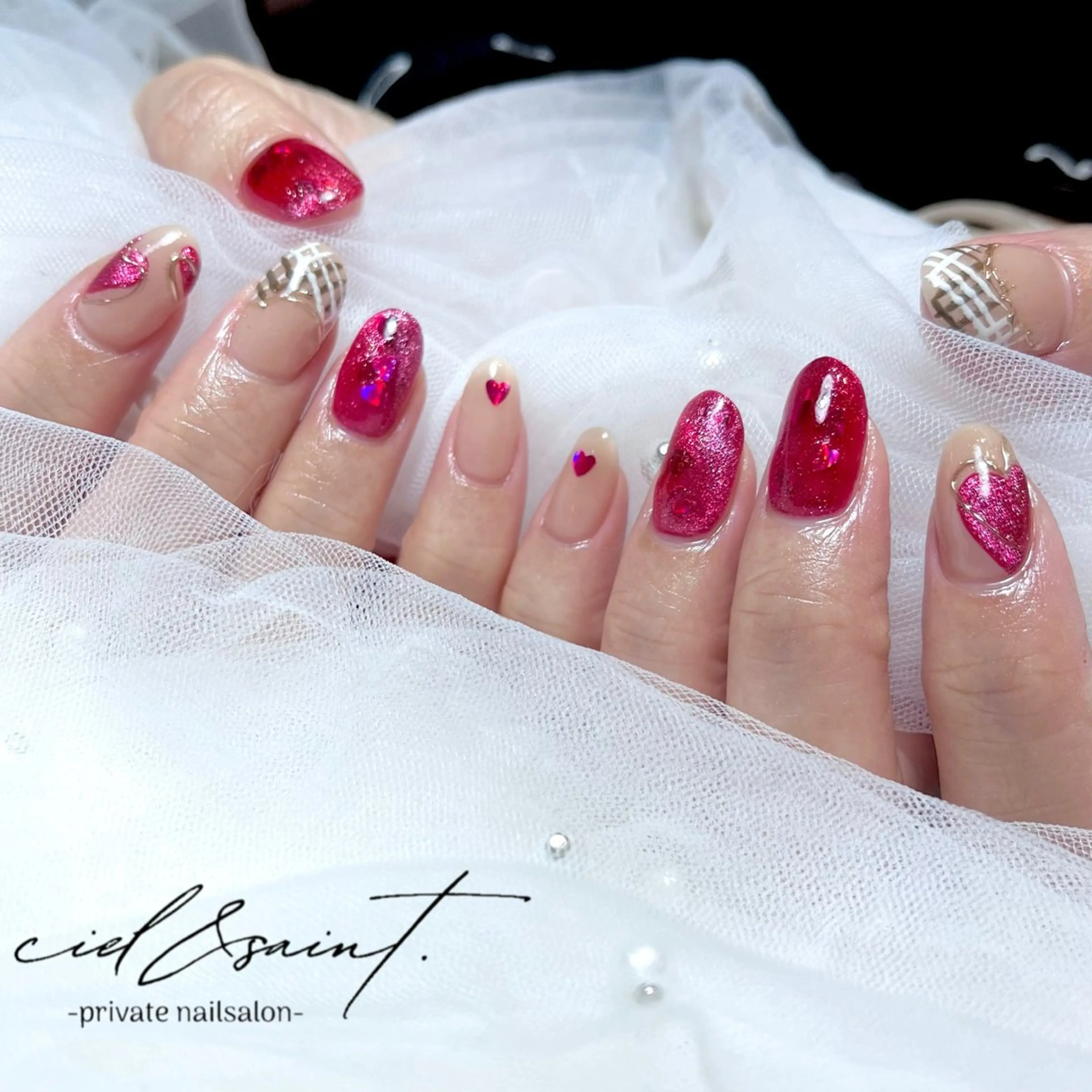 ネイル ハンドネイル nail salon ciel&saintのネイルデザイン