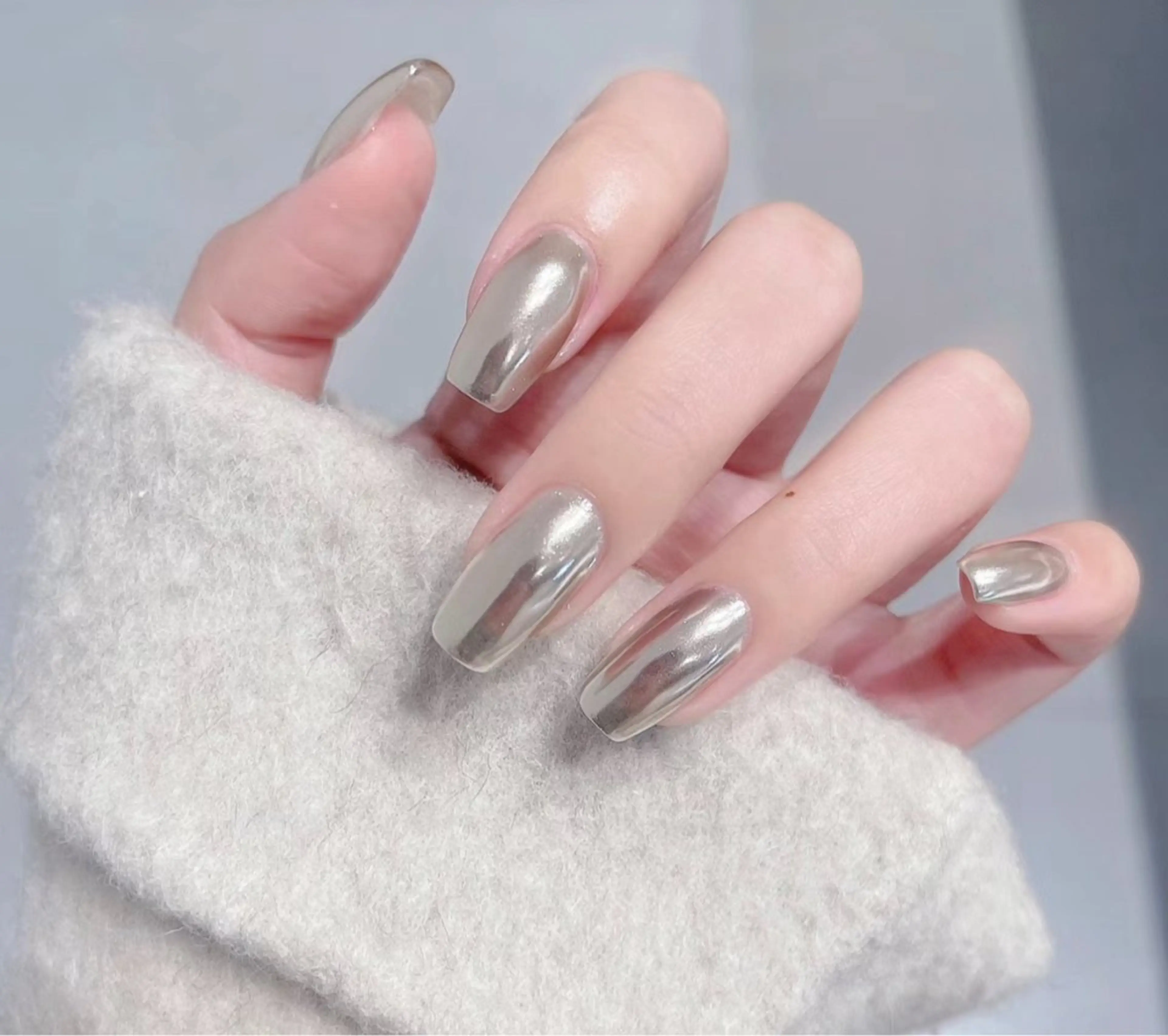 ⭐️【自爪】ミラーネイル💅¥5980の写真