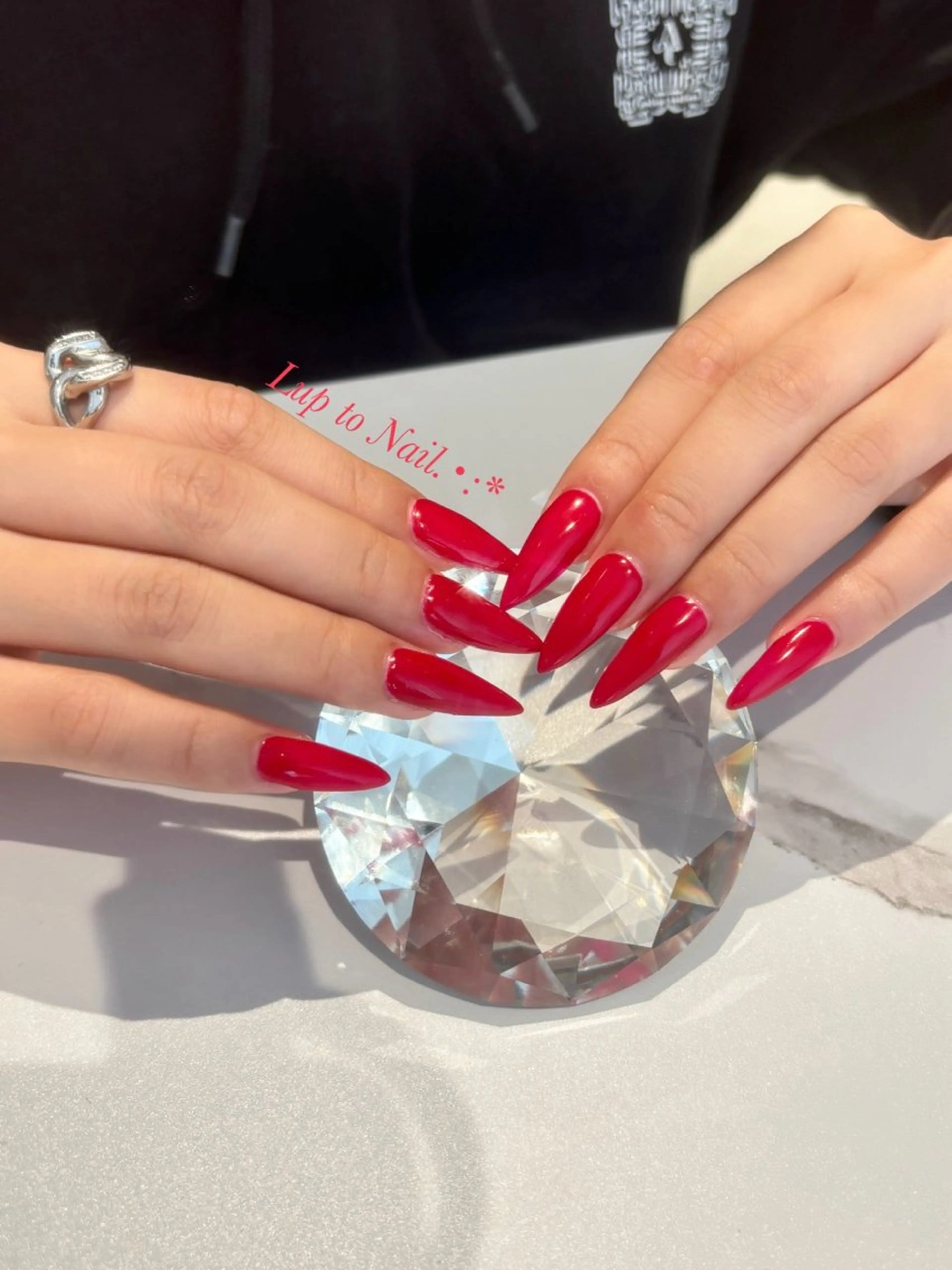 ネイル 春ネイル Lupto　Nail 【リップトゥネイル】のネイルデザイン