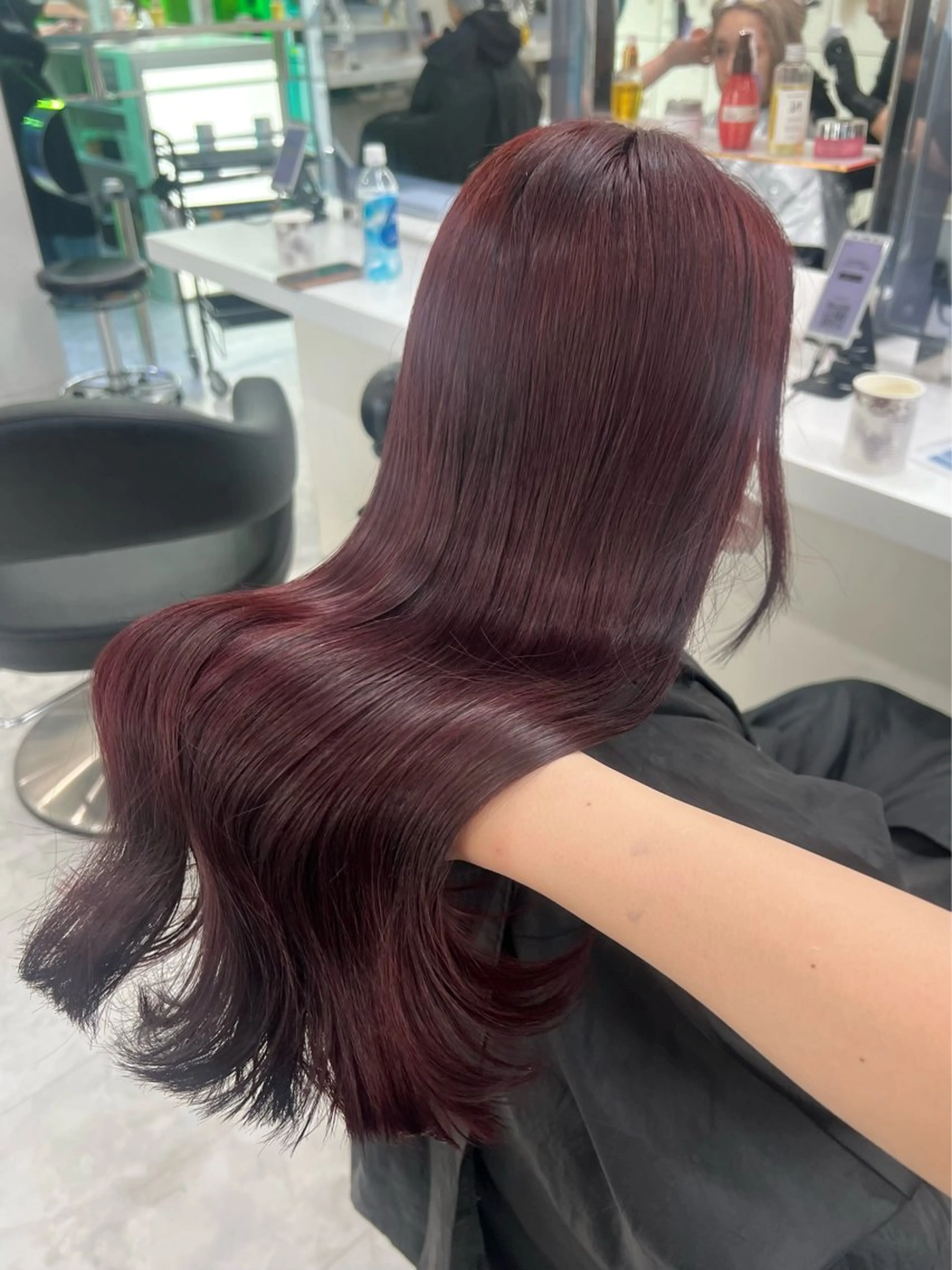 ロング カラー ヘアカラー トレンド暖色 /mina♡のヘアスタイル
