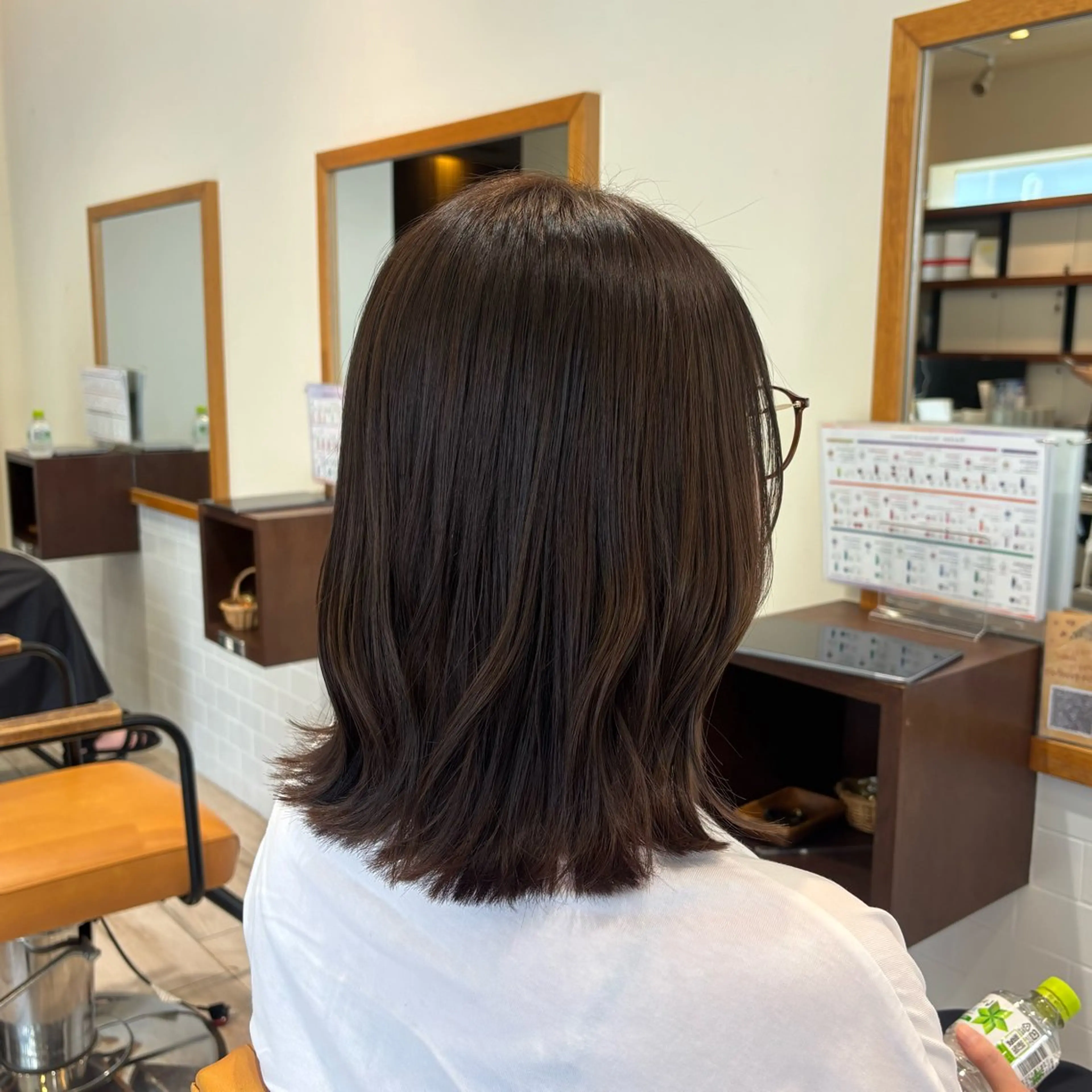 ミディアム カラー カット RISAKO🏁 ボブ/ショートのヘアスタイル