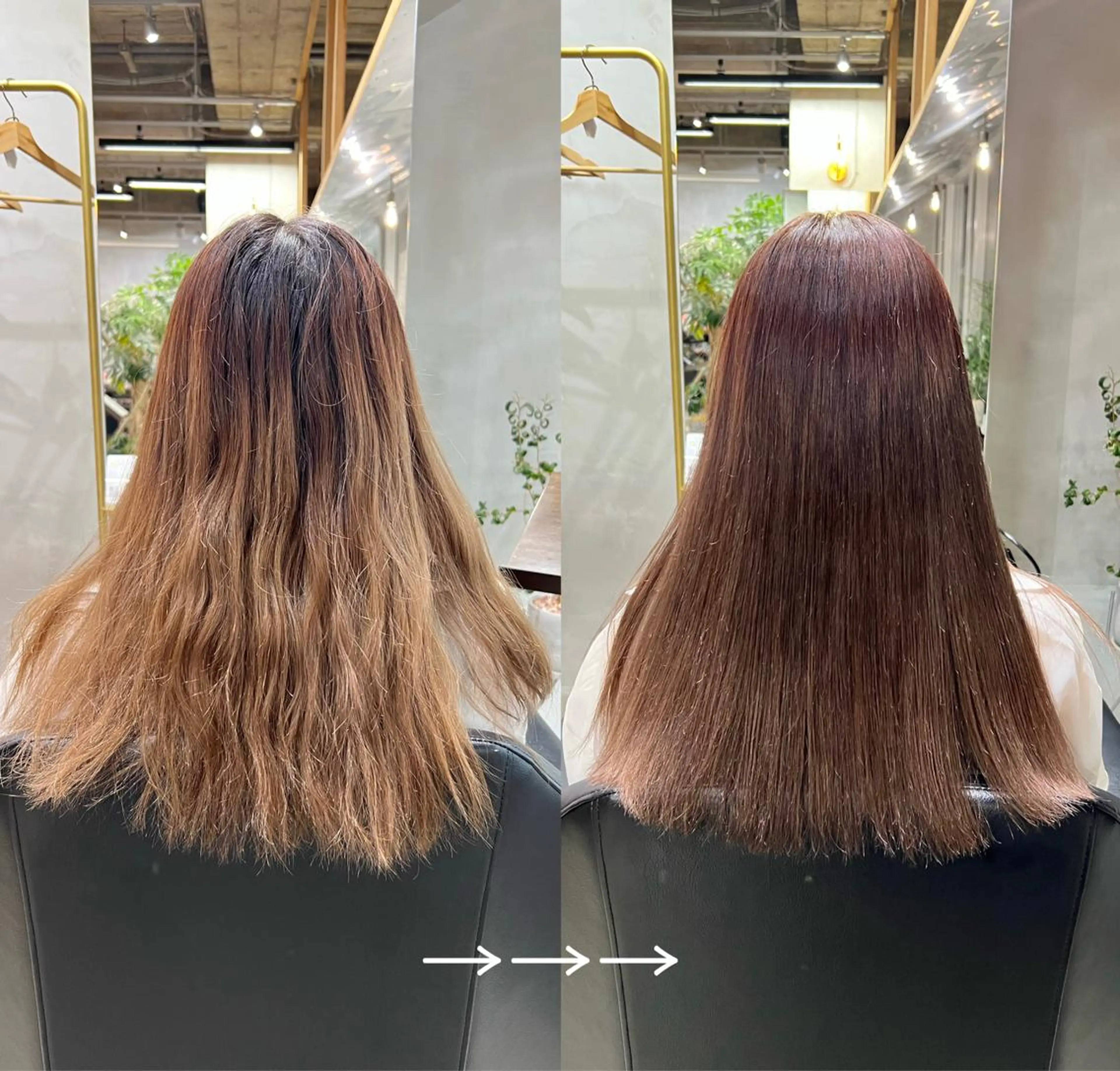 ロング カラー ブリーチ ブラウンカラー ブリーチなしカラー 北花田美容師🍃村尾 光太/むらのヘアスタイル