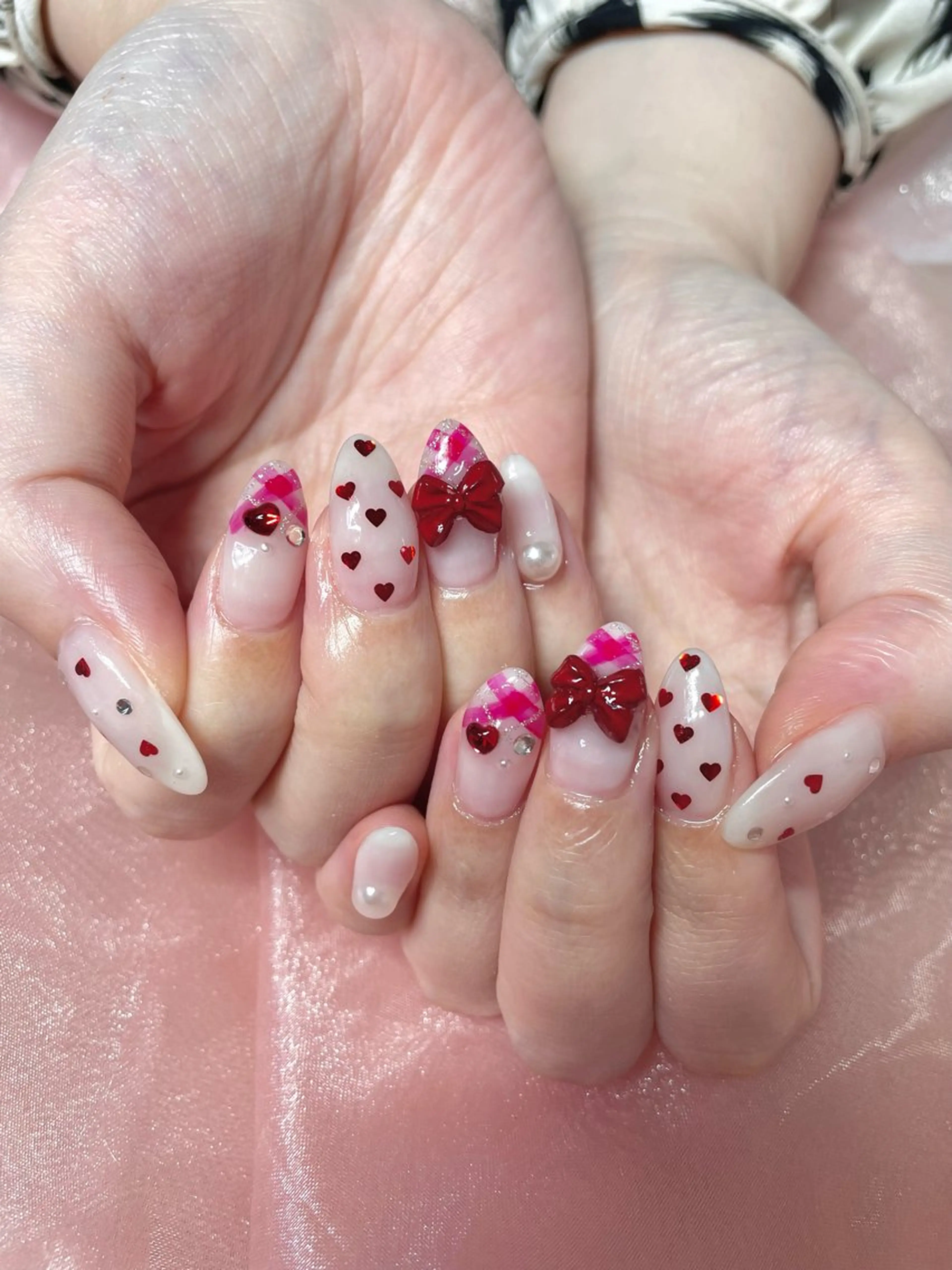 ネイル 長さ出し ハンドネイル RUMI nailのネイルデザイン