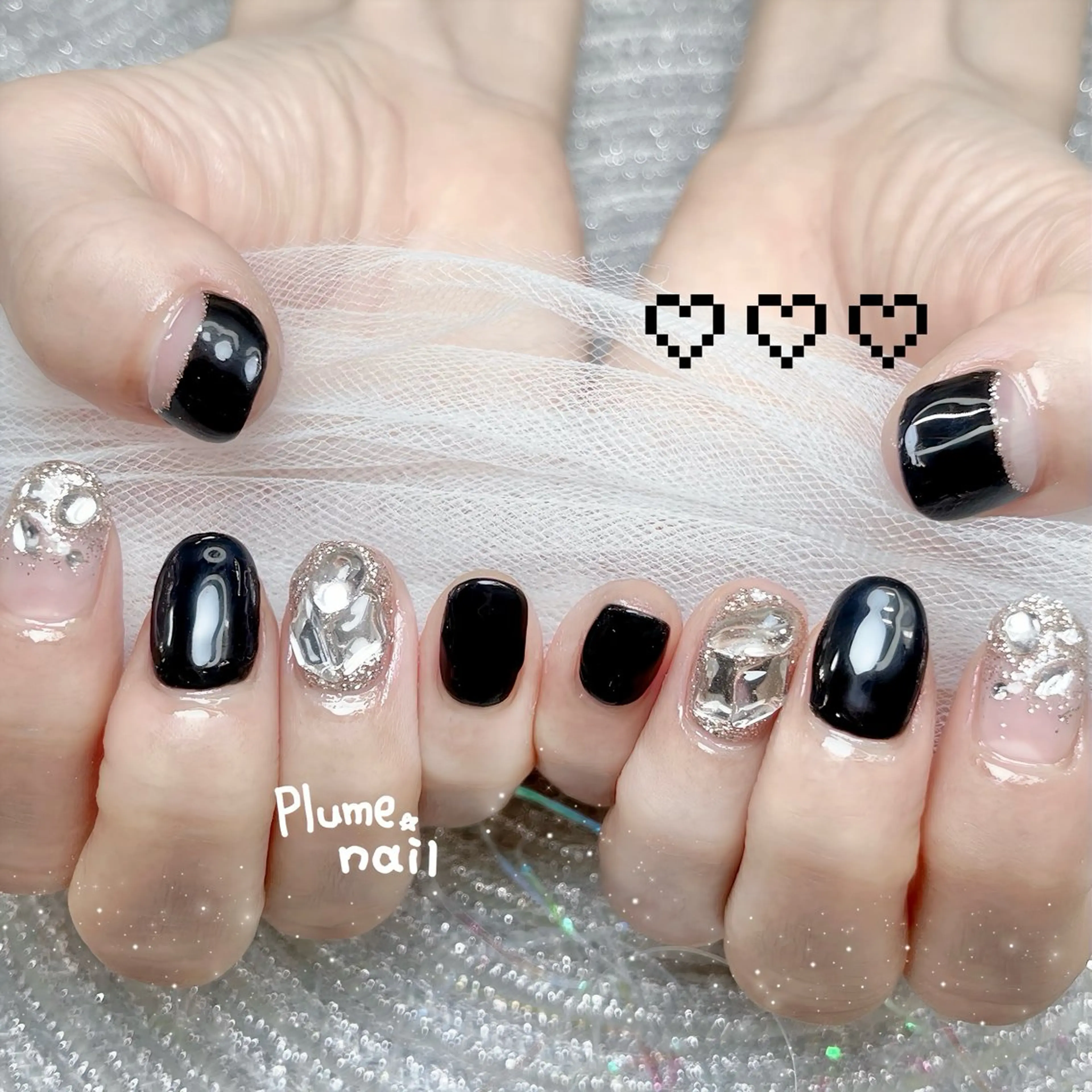 ネイル ハンドネイル plume nail ☆韓国ネイルのネイルデザイン