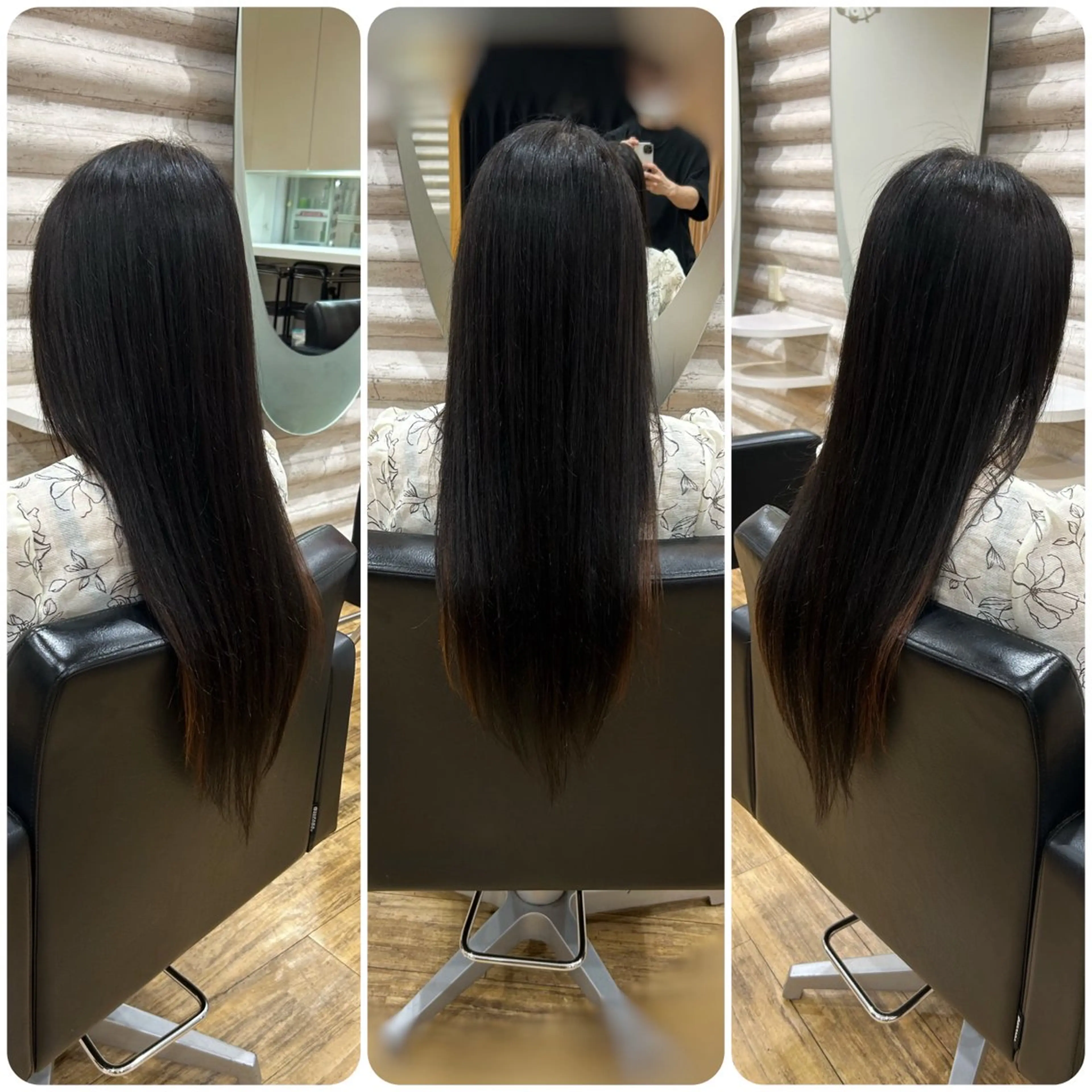 ロング カラー 髪質改善 トリートメント 艶の専門店/髪質改善 ×酸熱カラー/KONのヘアスタイル