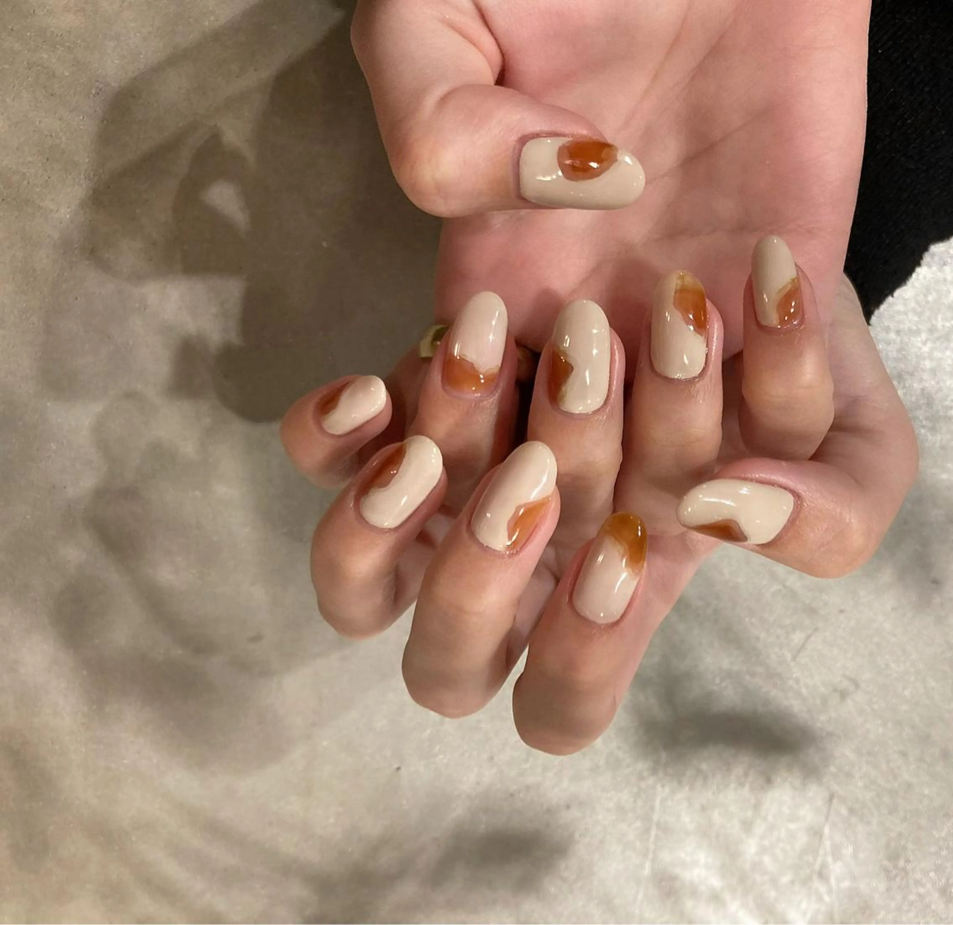 ネイル アートネイル 長さ出し ジェルネイル 氷ネイル・うるうるネイル マットネイル ハンドネイル nail salon Soeurのネイルデザイン