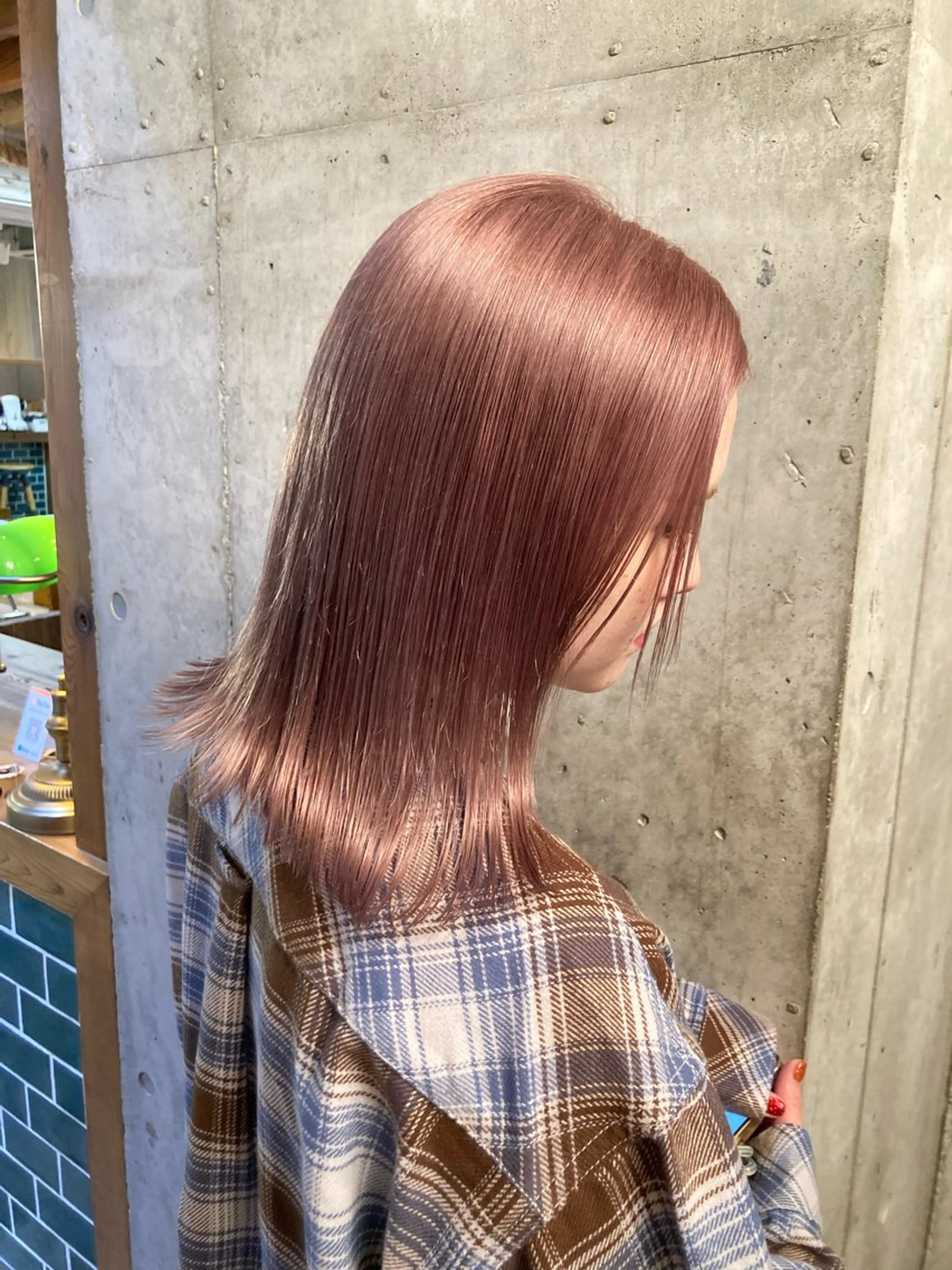 セミロング カラー 横浜美容室／暖色系 michika🌹のヘアスタイル