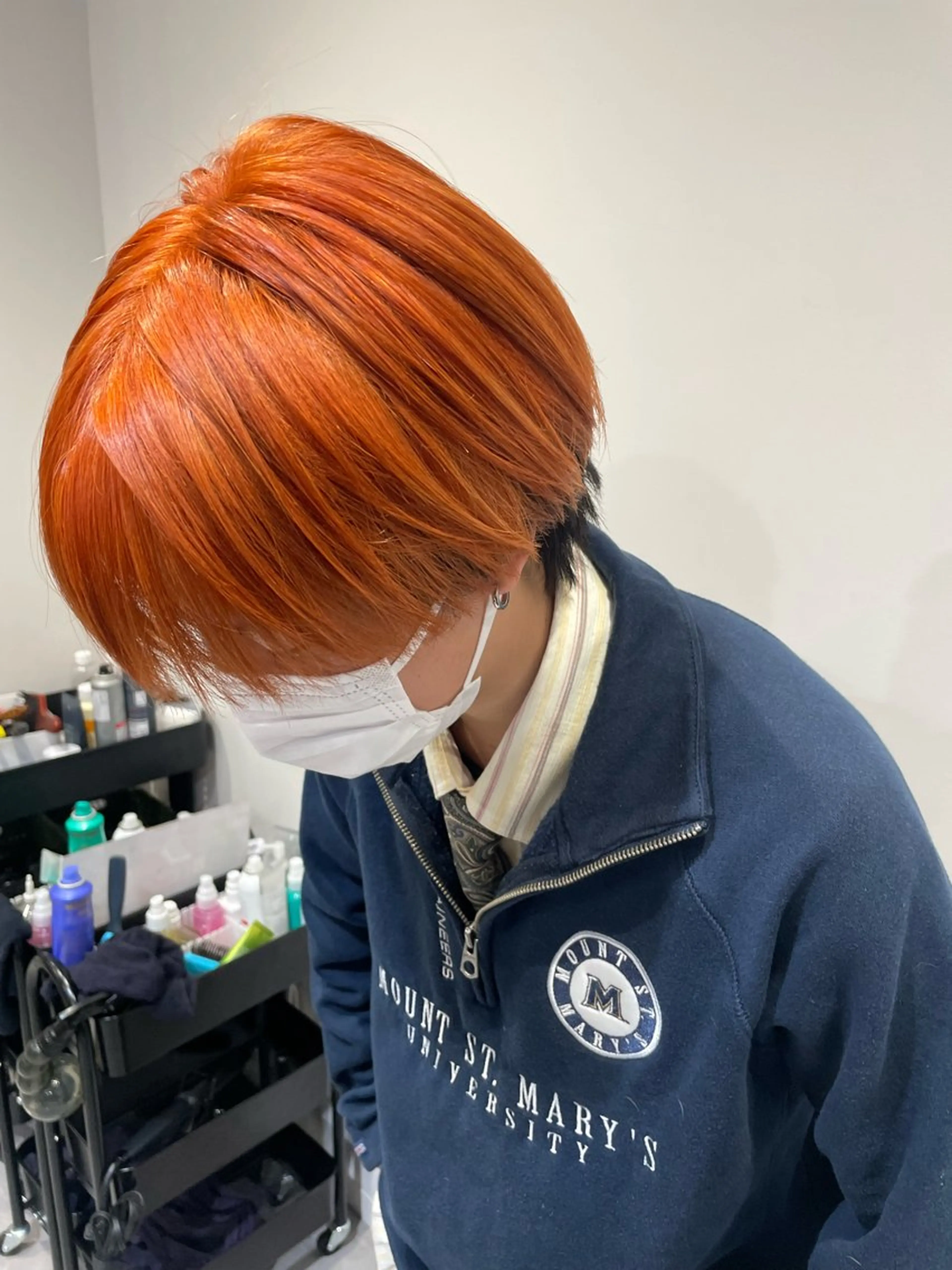 カラー メンズ ハイトーン 🌙まなみ🌙のヘアスタイル
