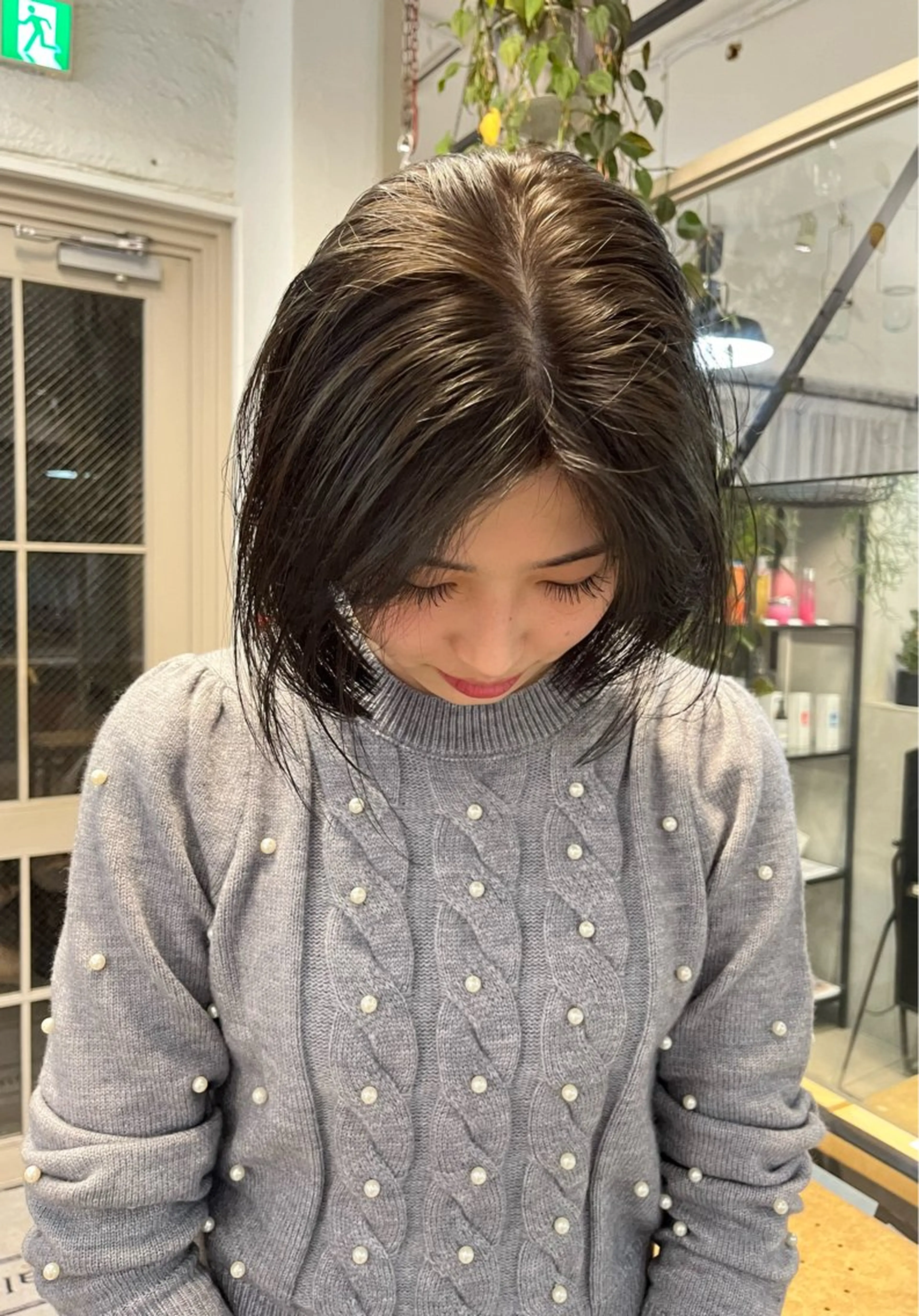 ミディアム カラー スッと馴染むhair /ヨシダトモキのヘアスタイル