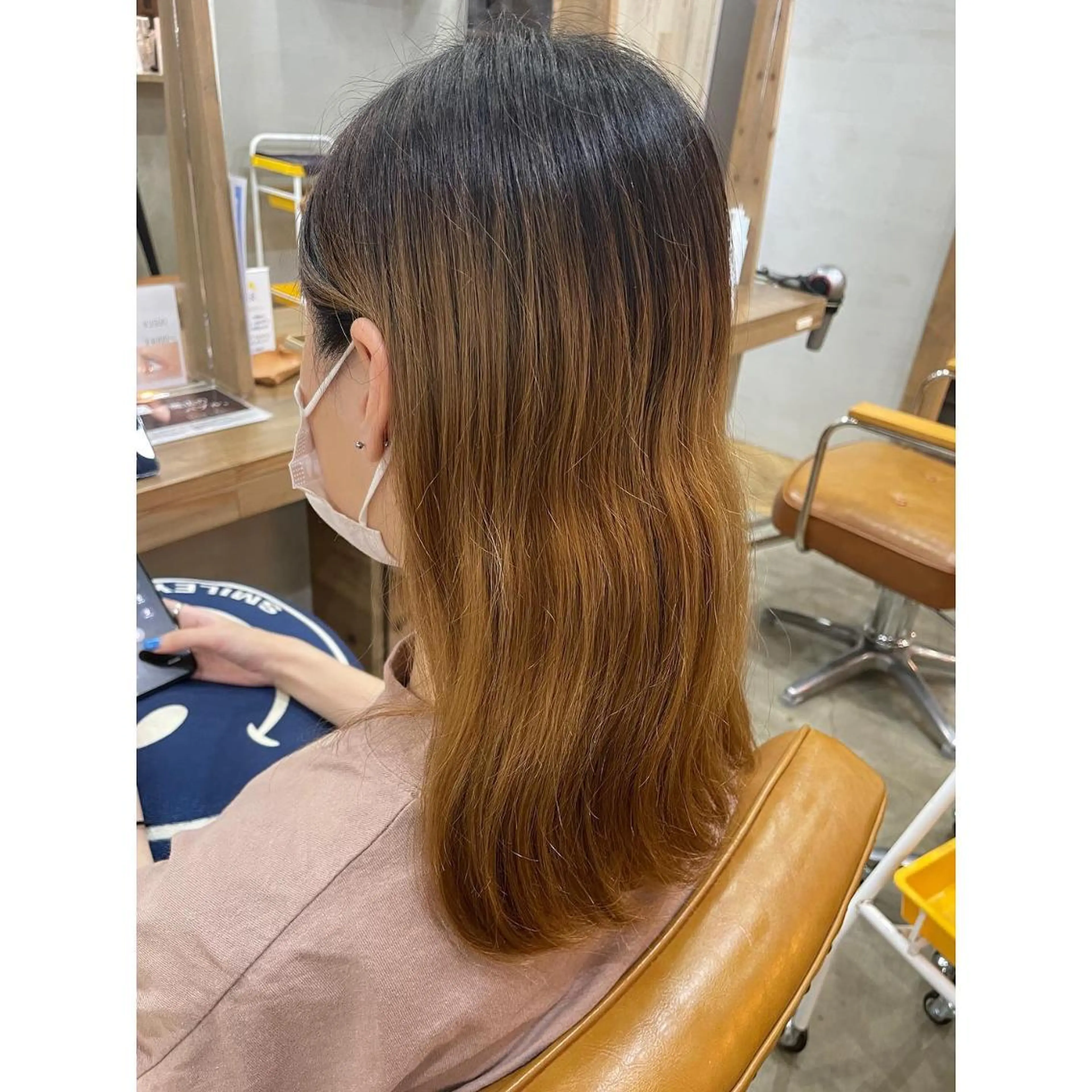 カラー パーマ ヘアアレンジ メンズ キッズ ネイル マツエク・マツパ メンズブリーチ メンズハイトーン 波巻きパーマ ベージュカラー ブリーチ Saffyハリウッド トリートメント◎のヘアスタイル
