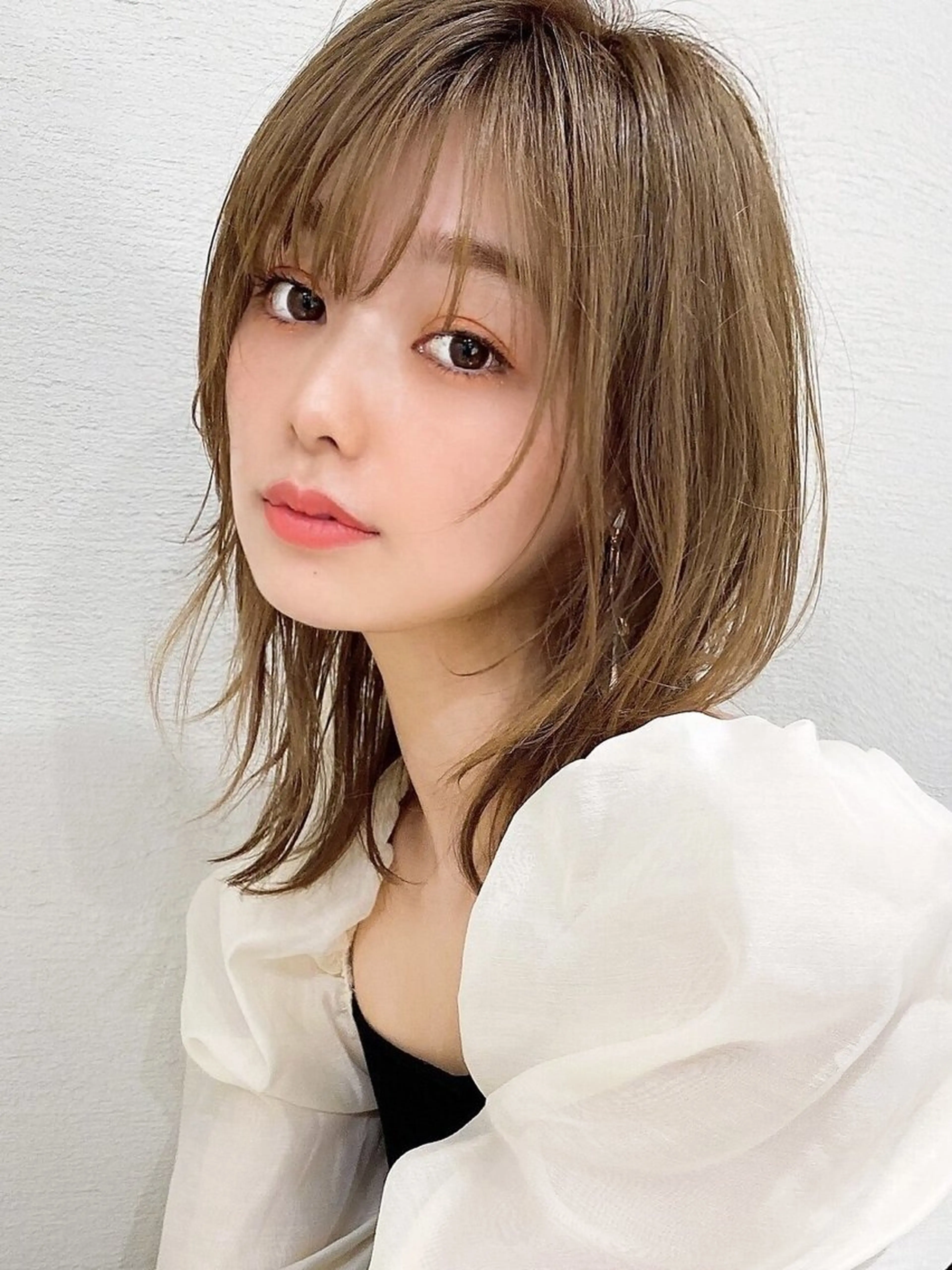 ミディアム カラー カット ヘアカラー トリートメント silk-lei🌈 川井雄太のヘアスタイル