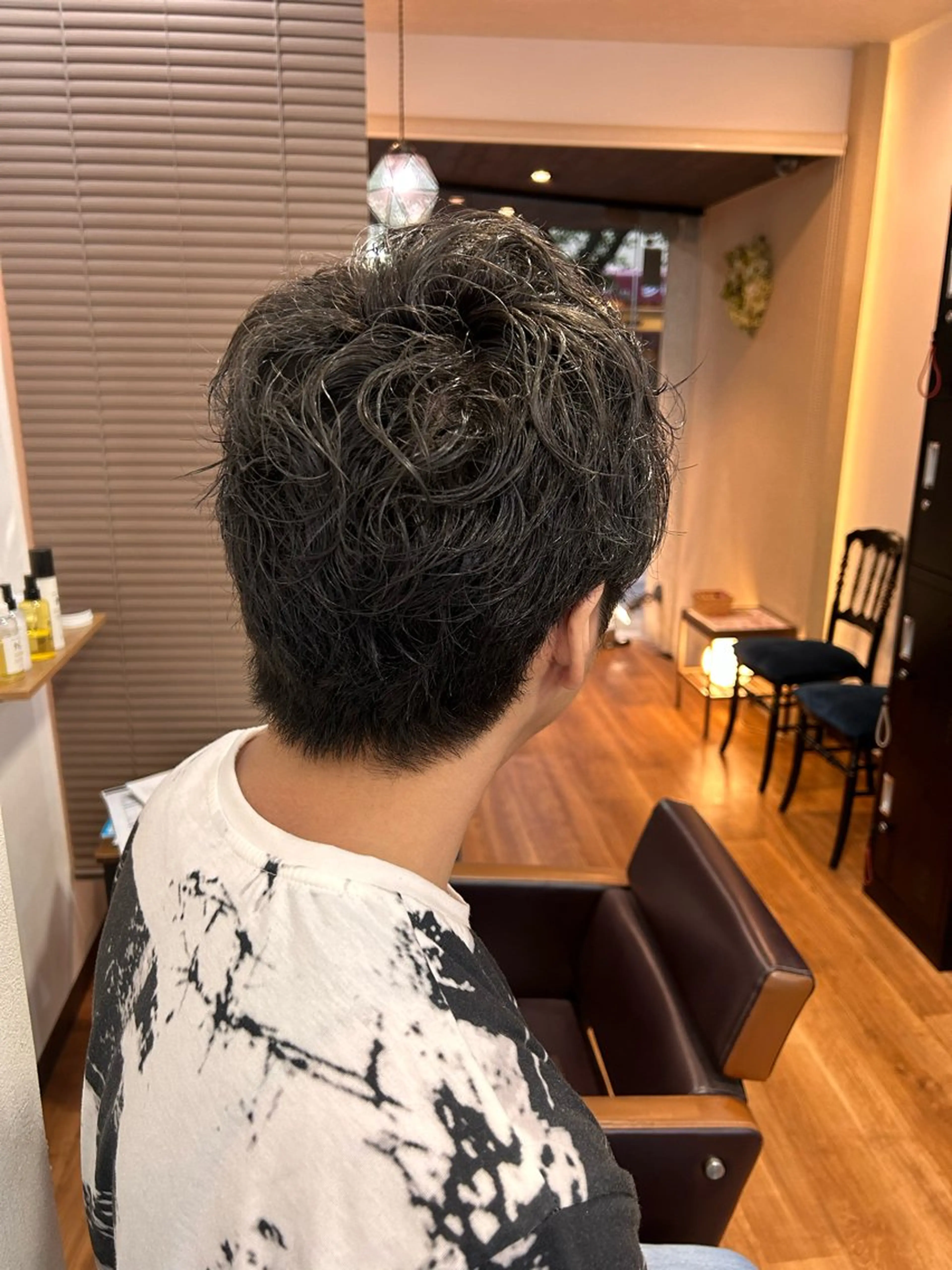 ショート ヘアアレンジ メンズ ヘアカラー flower所属・原田 歩実のヘアスタイル