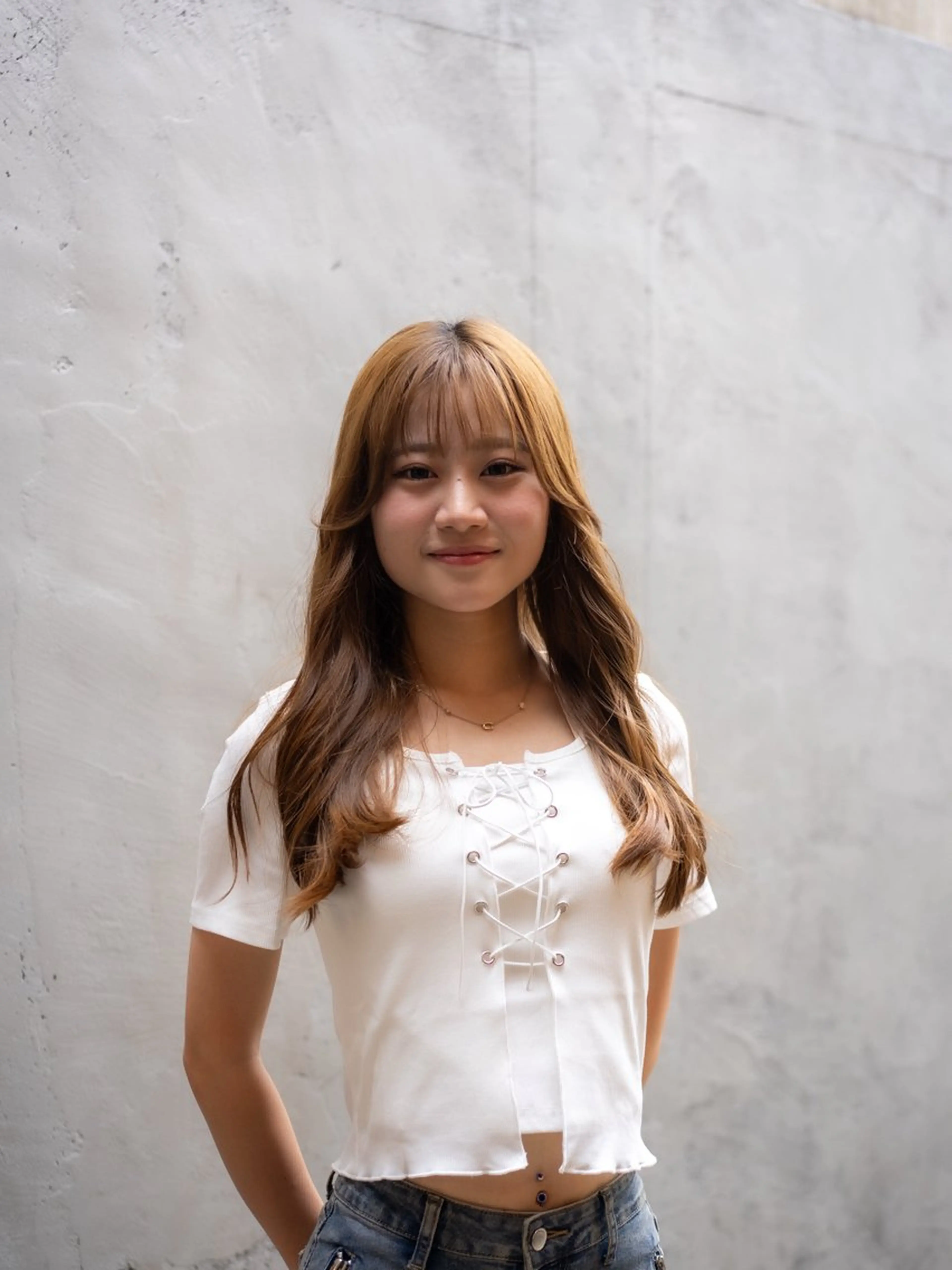 ミディアム カラー カラーモデル募集/ 平尾ひよりのヘアスタイル