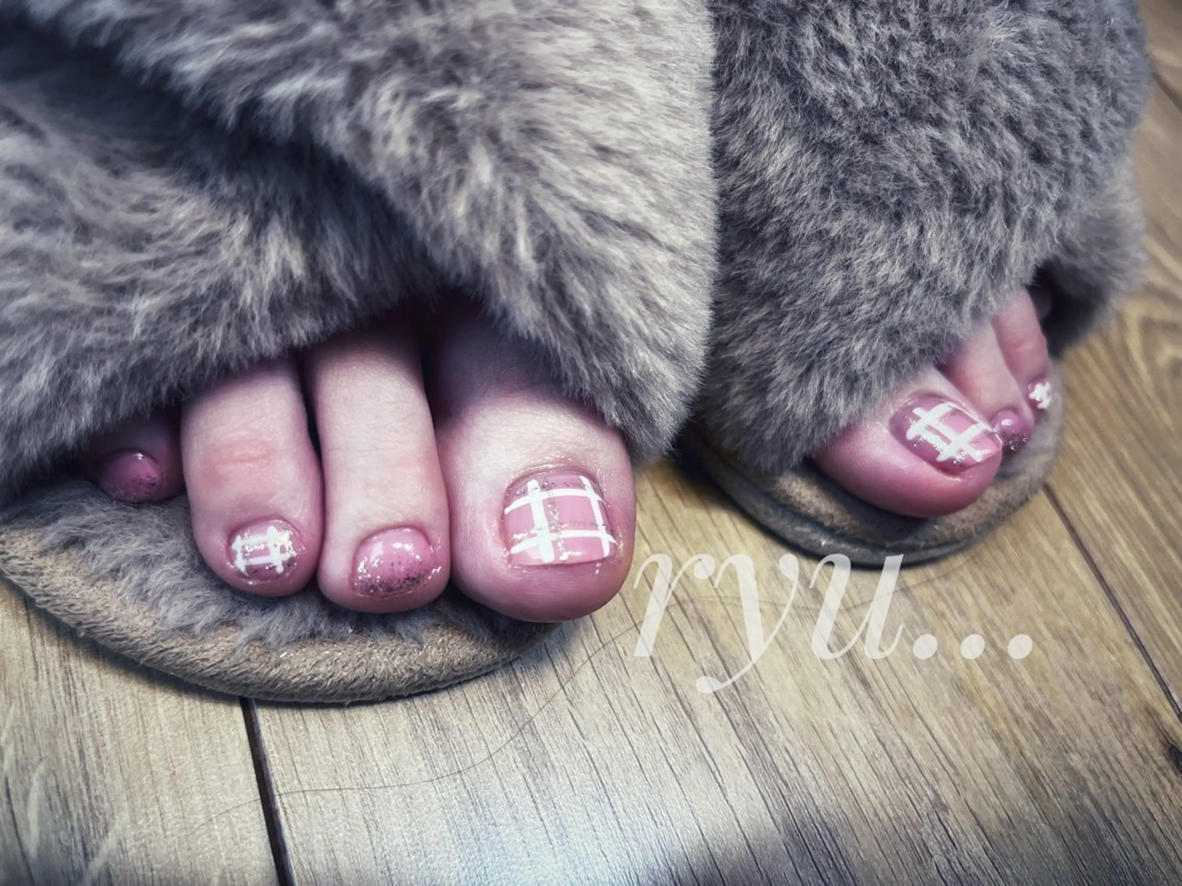 ネイル フットネイル 筒井 美穂のネイルデザイン