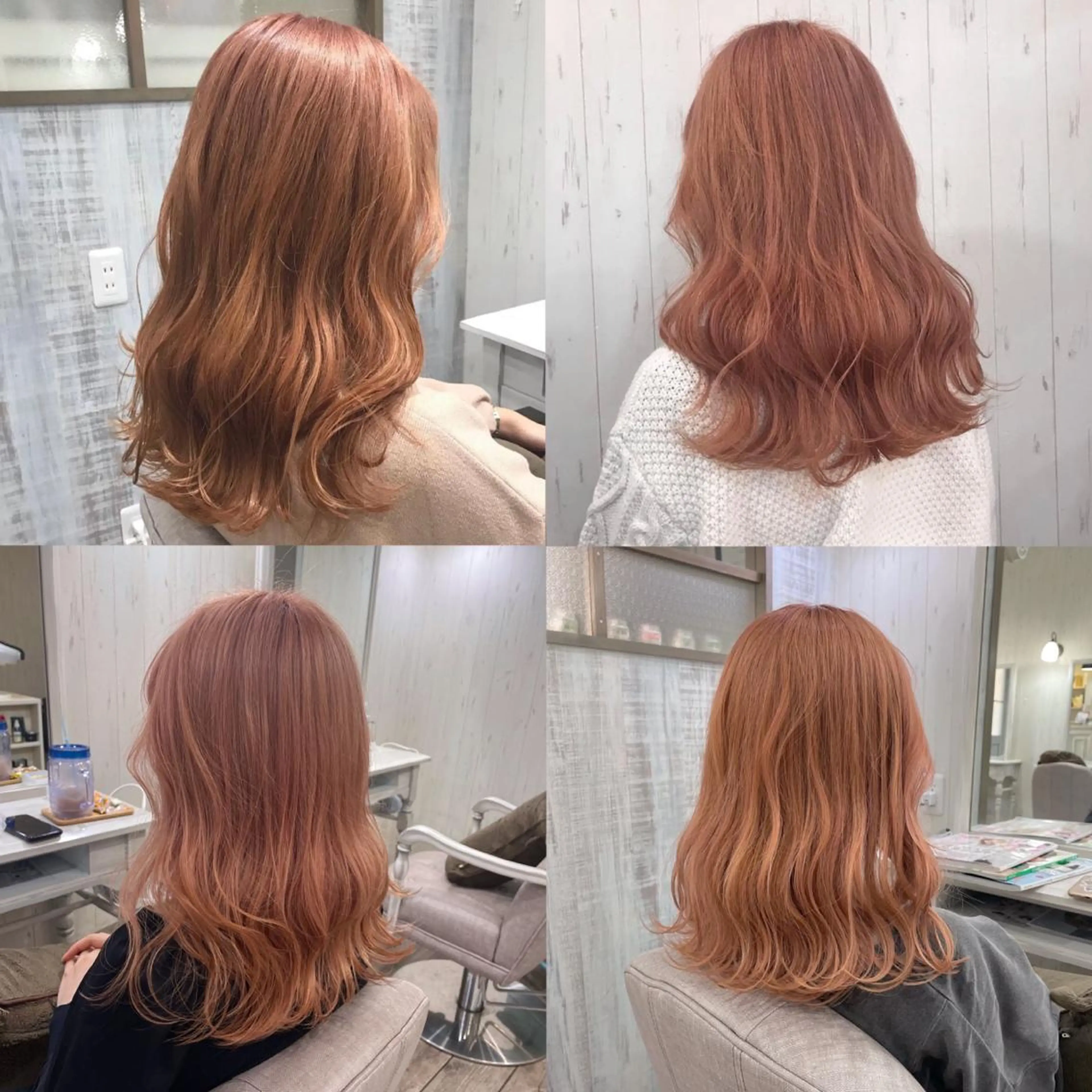 セミロング ヘアカラー トリートメント 🌿ネモト メイナ🌿‬のヘアスタイル