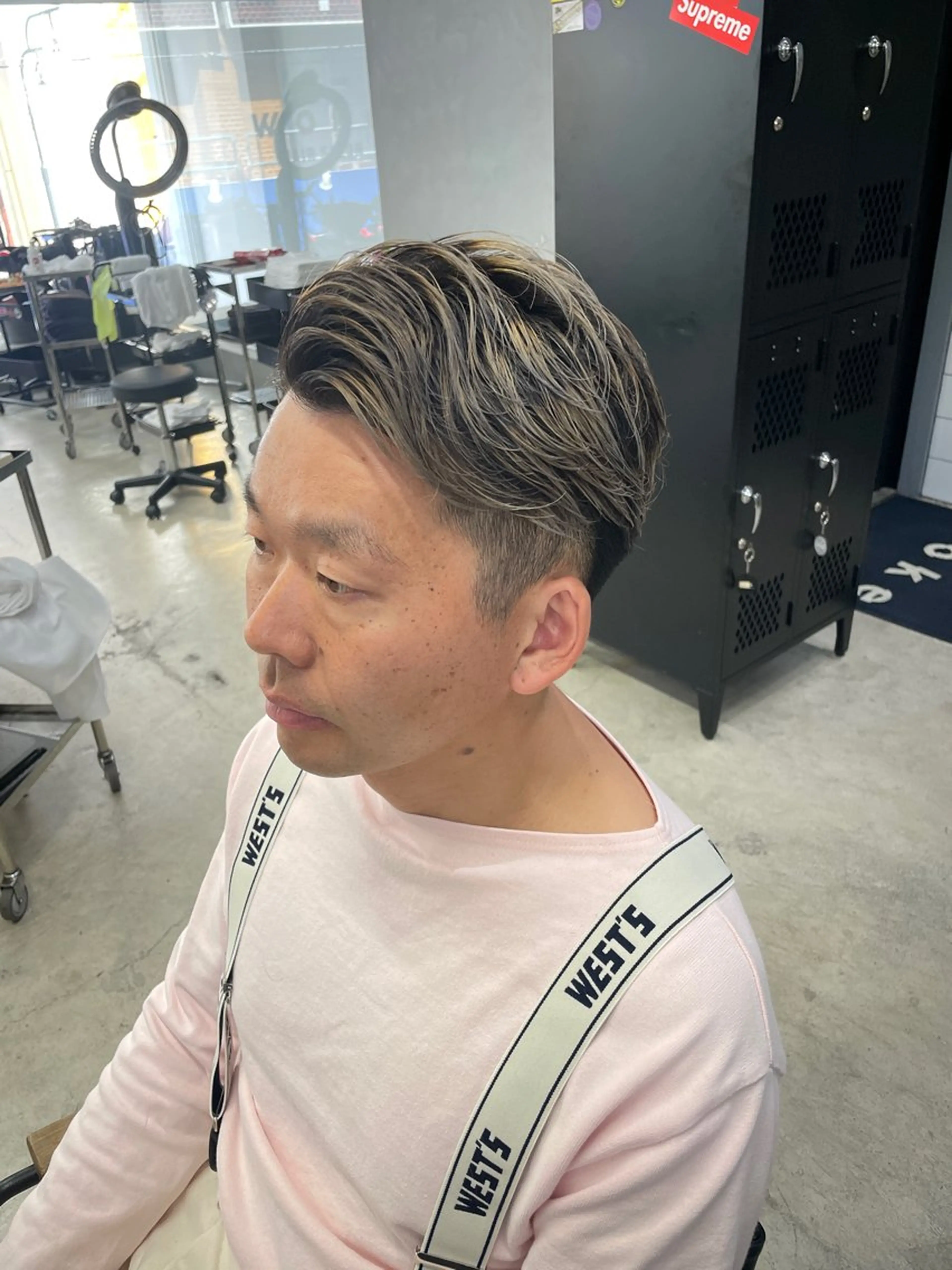 ショート カラー メンズ カット ヘアカラー メンズ専門サロン wokeのヘアスタイル