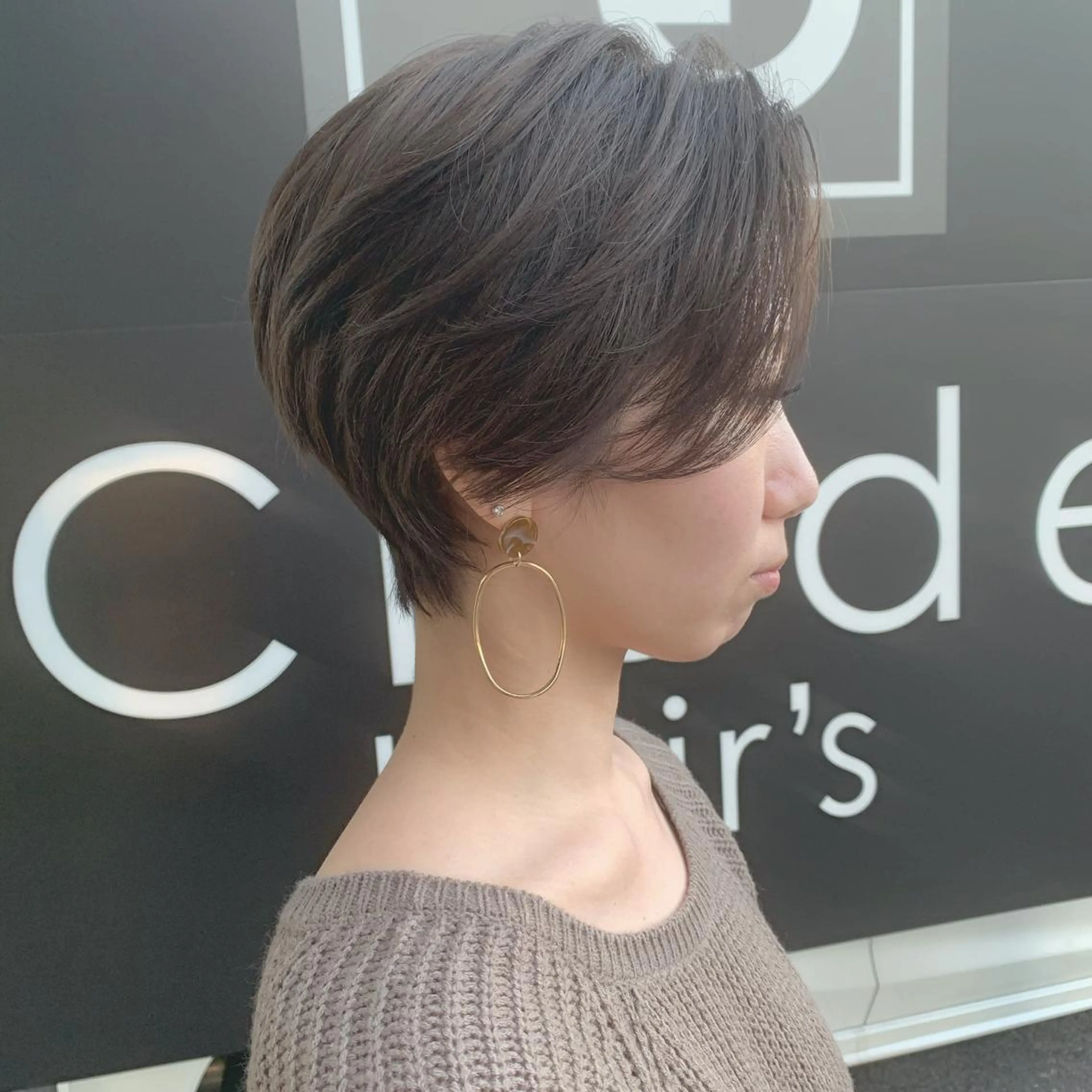 ショート カラー ショートヘア カット ヘアカラー トリートメント 前田 善夫のヘアスタイル
