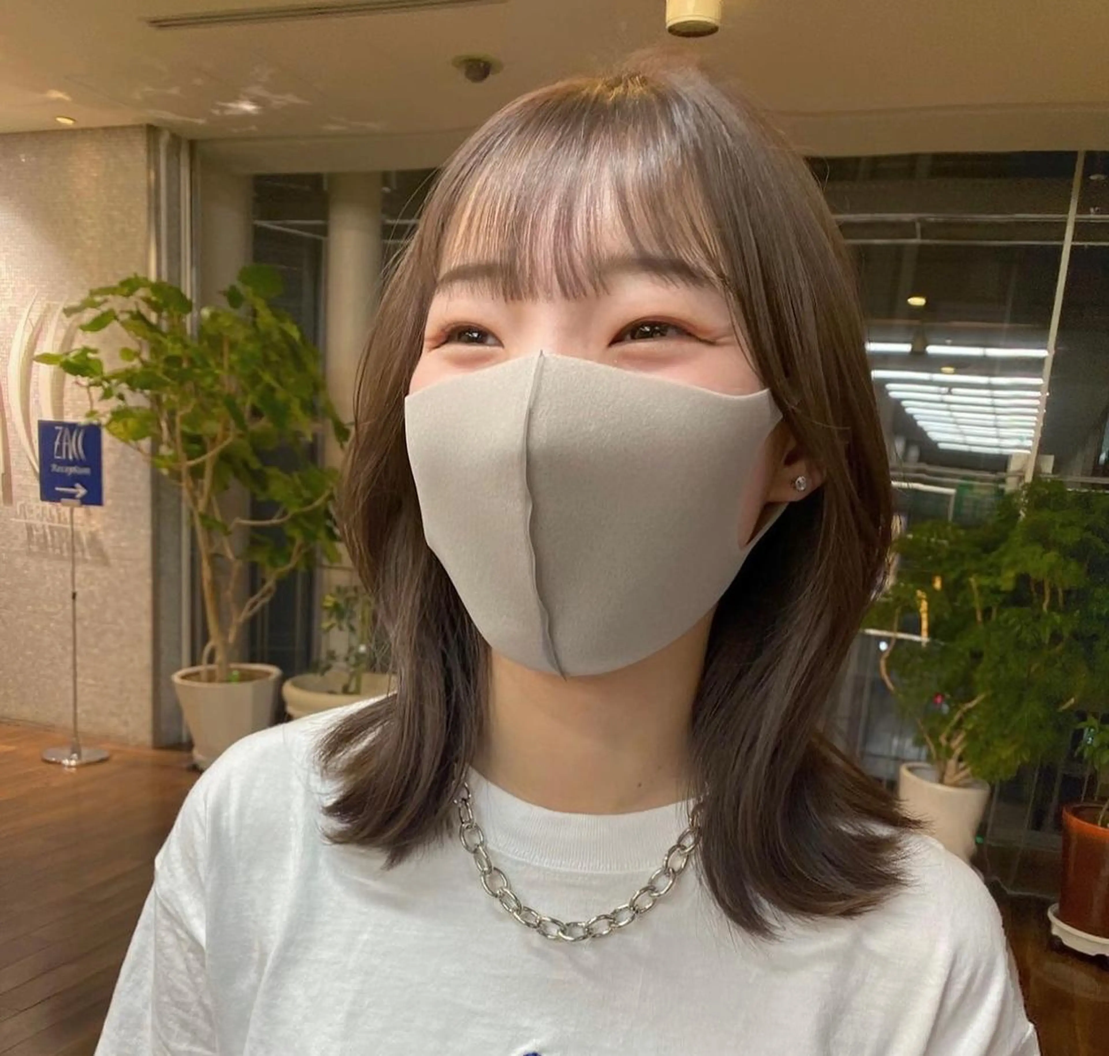 セミロング カラー 透明感カラー ✨Riria✨ ブリーチなしカラーのヘアスタイル