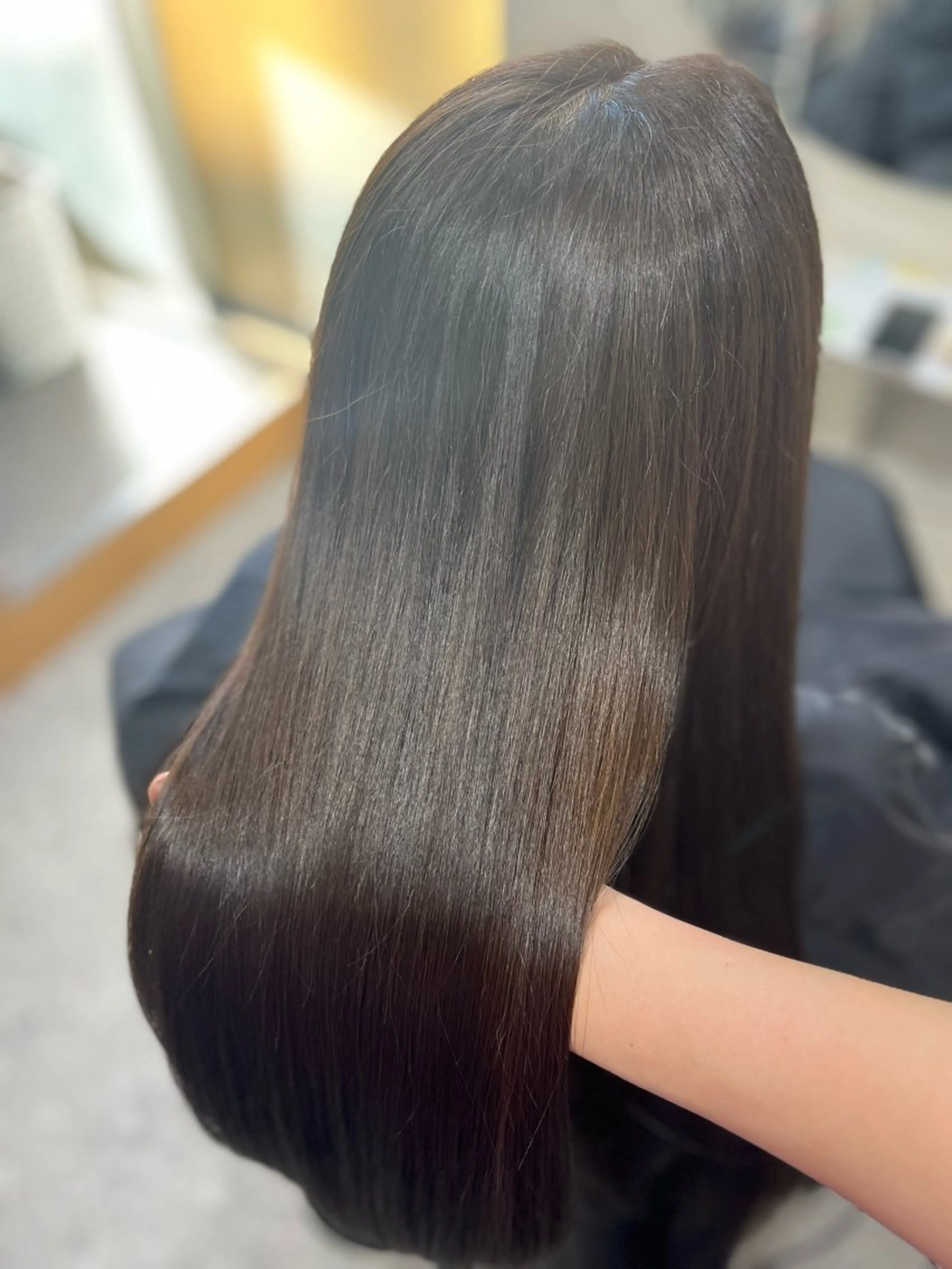 ロング カラー ヘアカラー トリートメント ヘッドスパ 💖 ぴんくぼぶの人 💖西田ゆうなのヘアスタイル