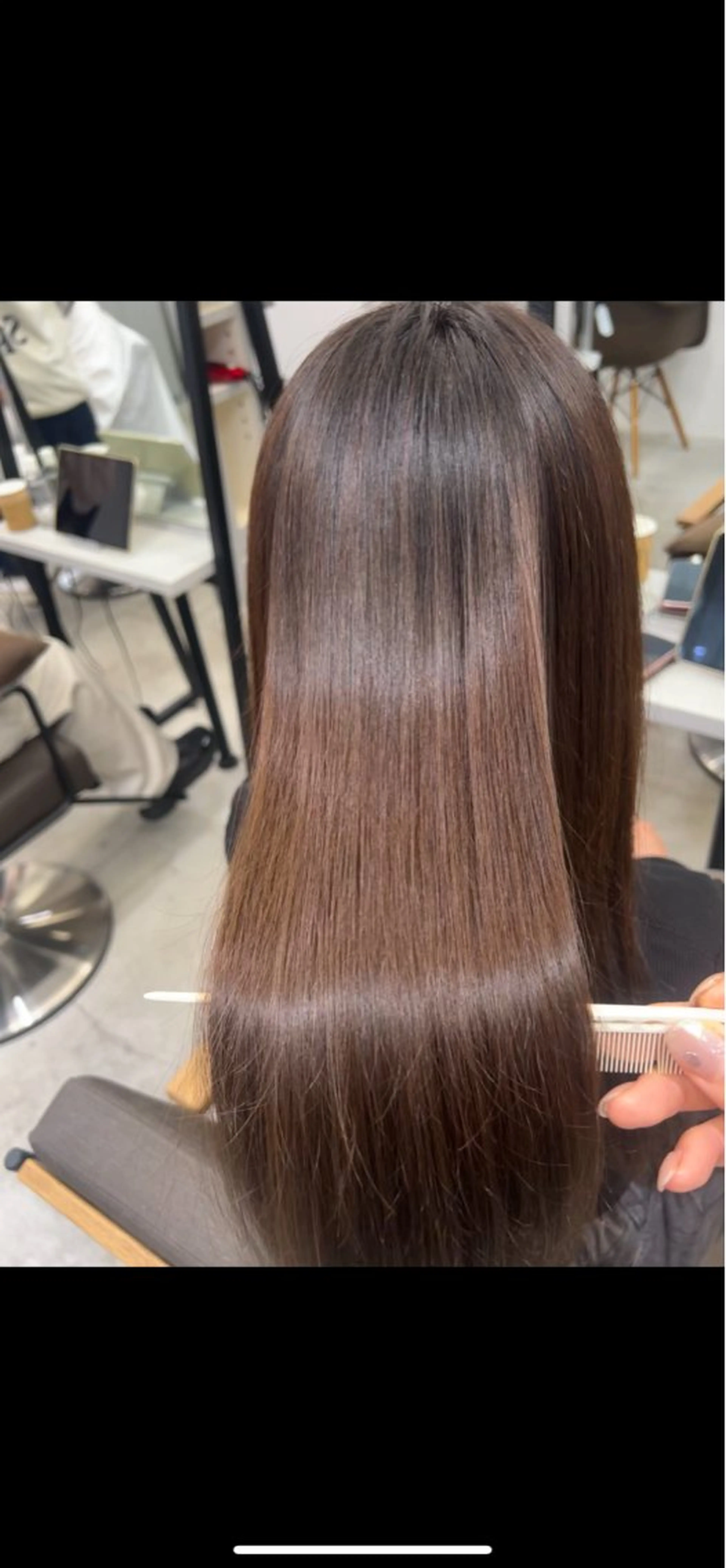 ロング 縮毛矯正 トリートメント ✨毛髪診断で絶対綺麗 ✨美髪艶髪専門✨高浪のヘアスタイル