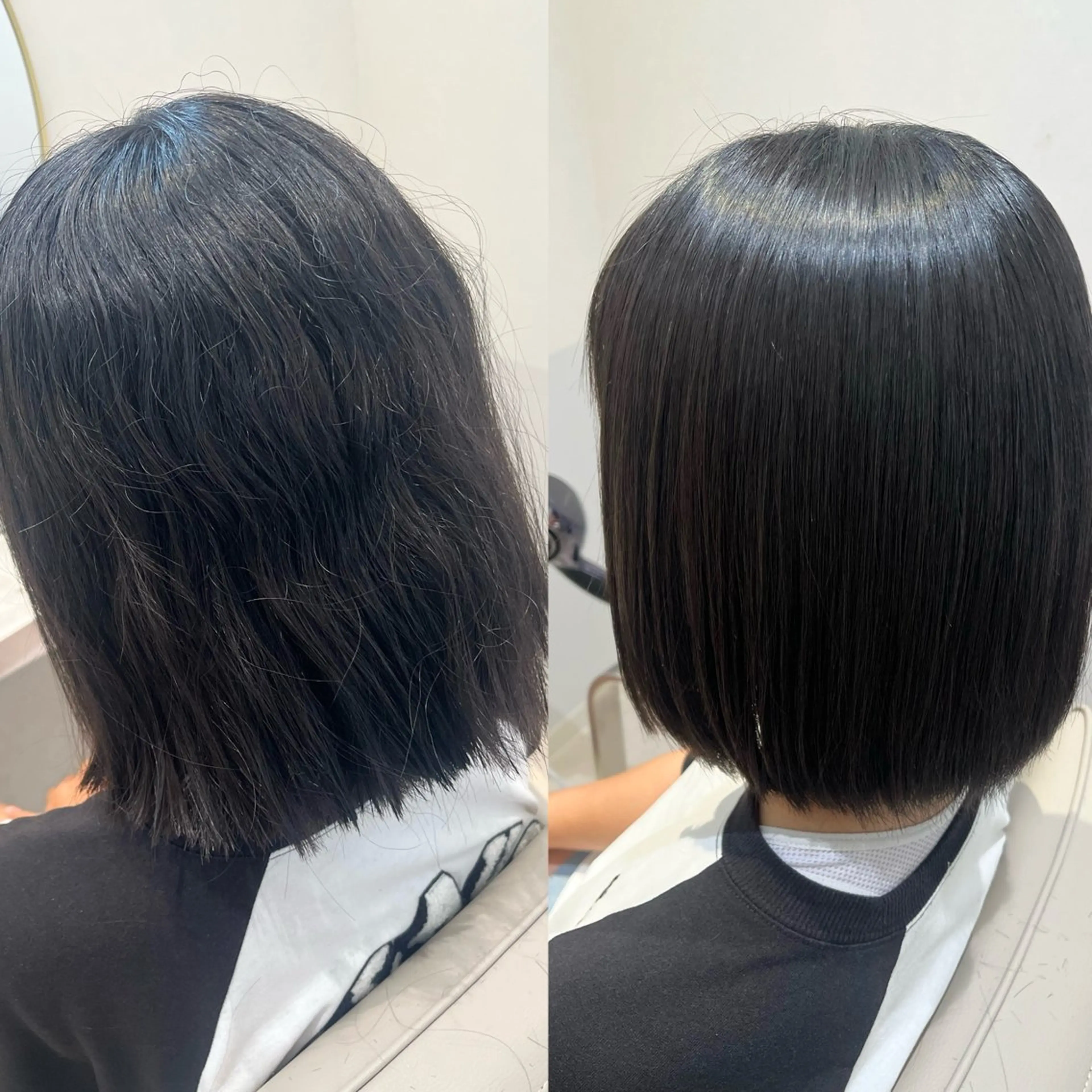 似合わせカット＋クオライン縮毛矯正の写真