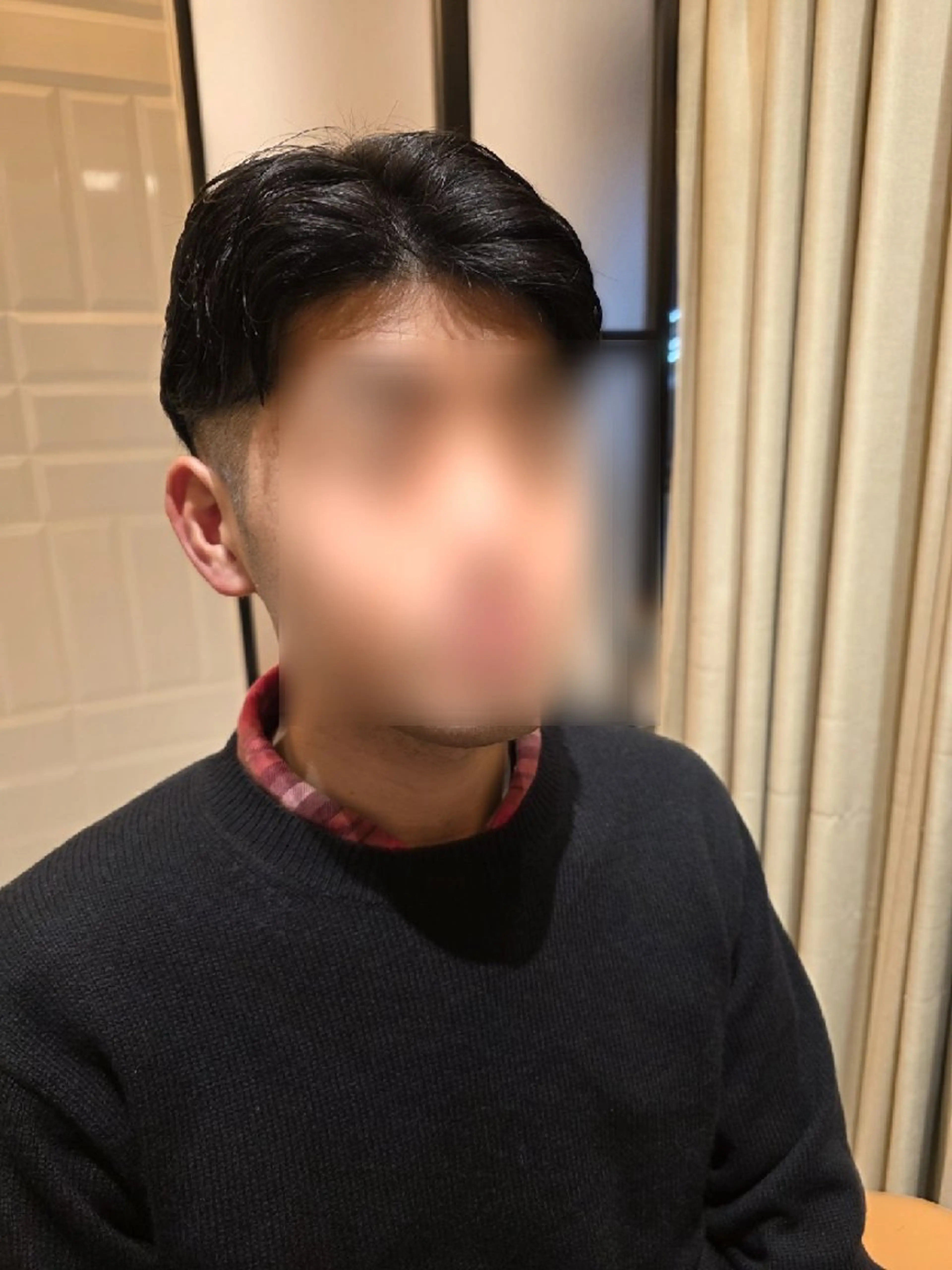 ミディアム 渡部 陽道のヘアスタイル