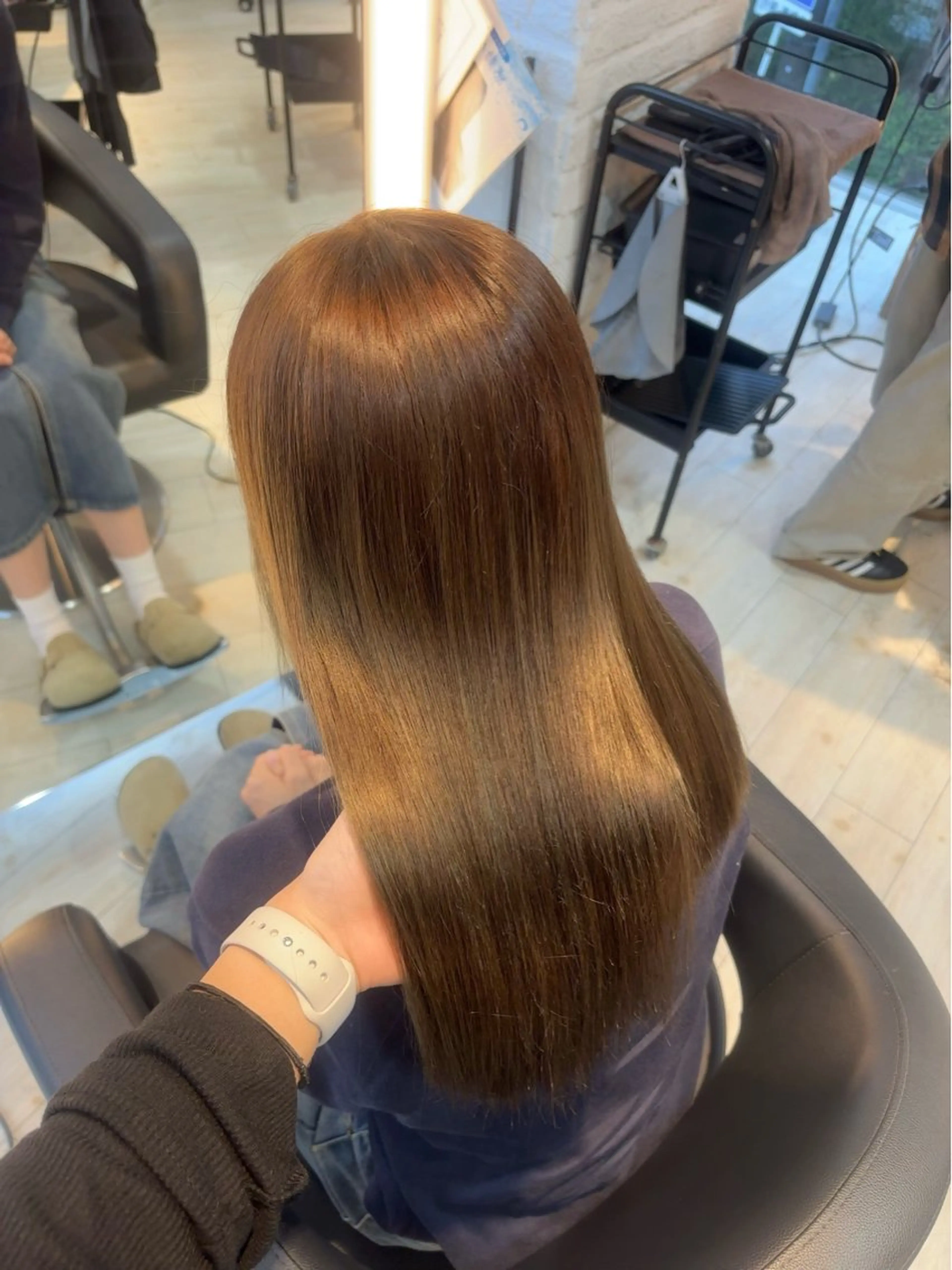 カラー ベージュカラー ブリーチ ダブルカラー ブリーチなしカラー ヘアカラー miyu/ボブ/ 透明感カラー/栄のヘアスタイル