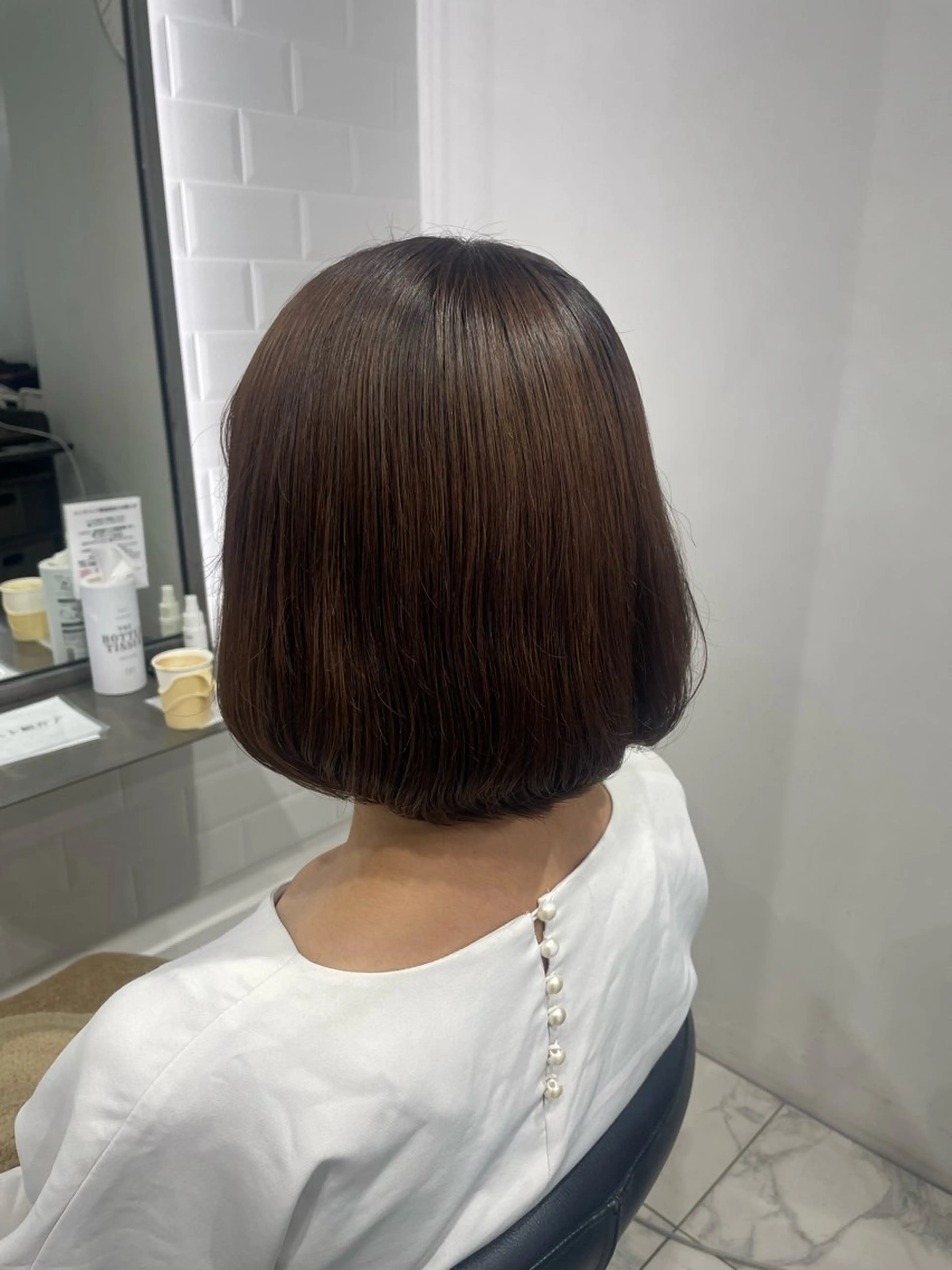 ショート カラー カット ヘアカラー トリートメント 🫧stailist 🫧Aoiのヘアスタイル